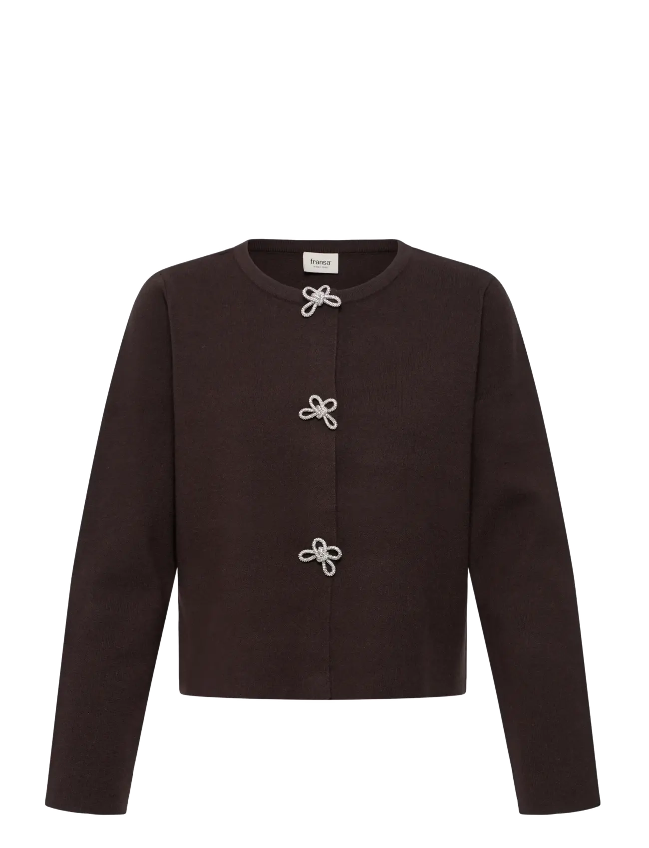 Fransa FRSALLY CAR 9 - Cardigans - MOLÉ / brown