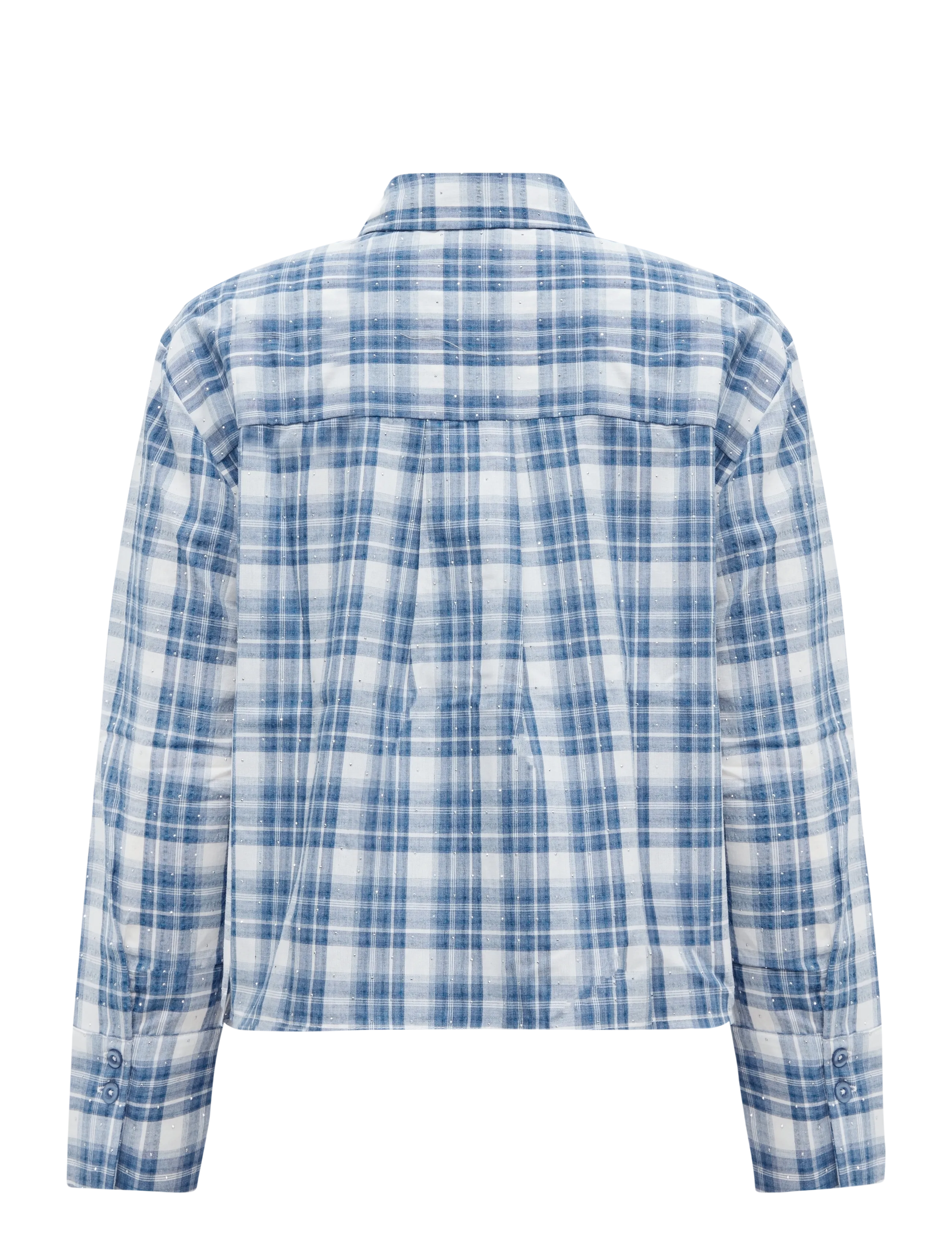 Fransa - FRCRINA SH 1 - långärmade skjortor - blue check - 1