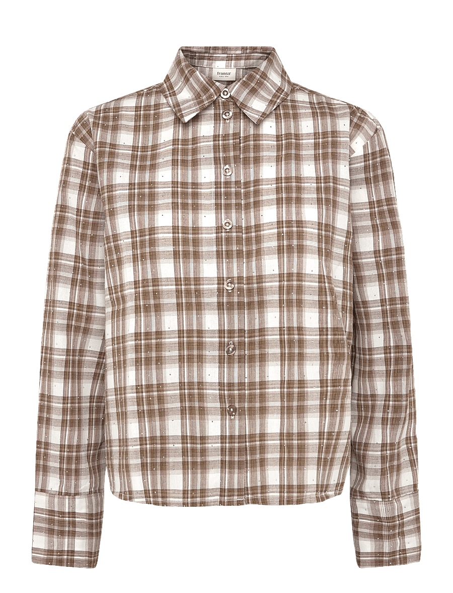 Fransa - FRCRINA SH 1 - långärmade skjortor - oxford-tan check - 0
