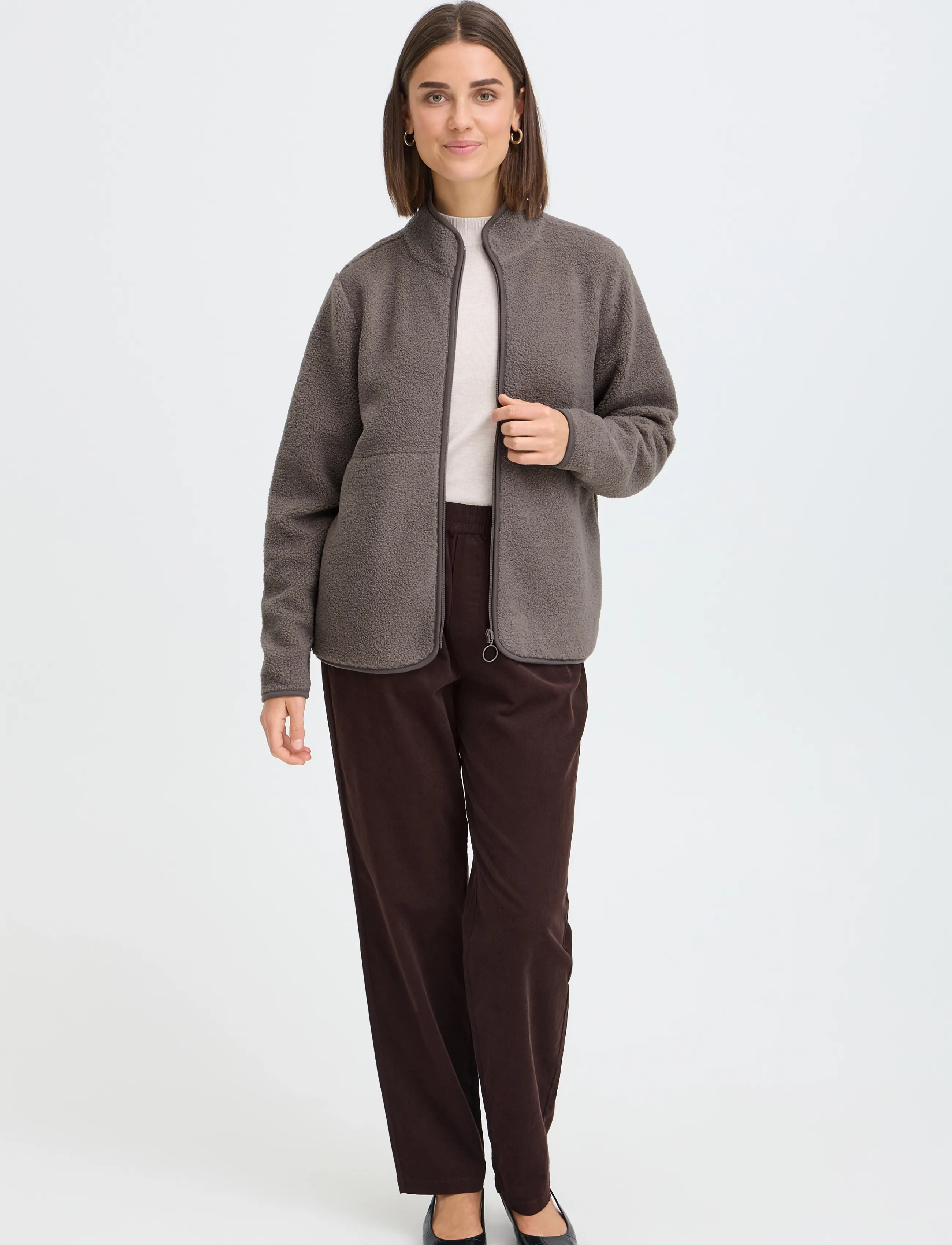 Fransa FRTENYA CAR 1 - Kleidung - DRIFTWOOD / brown