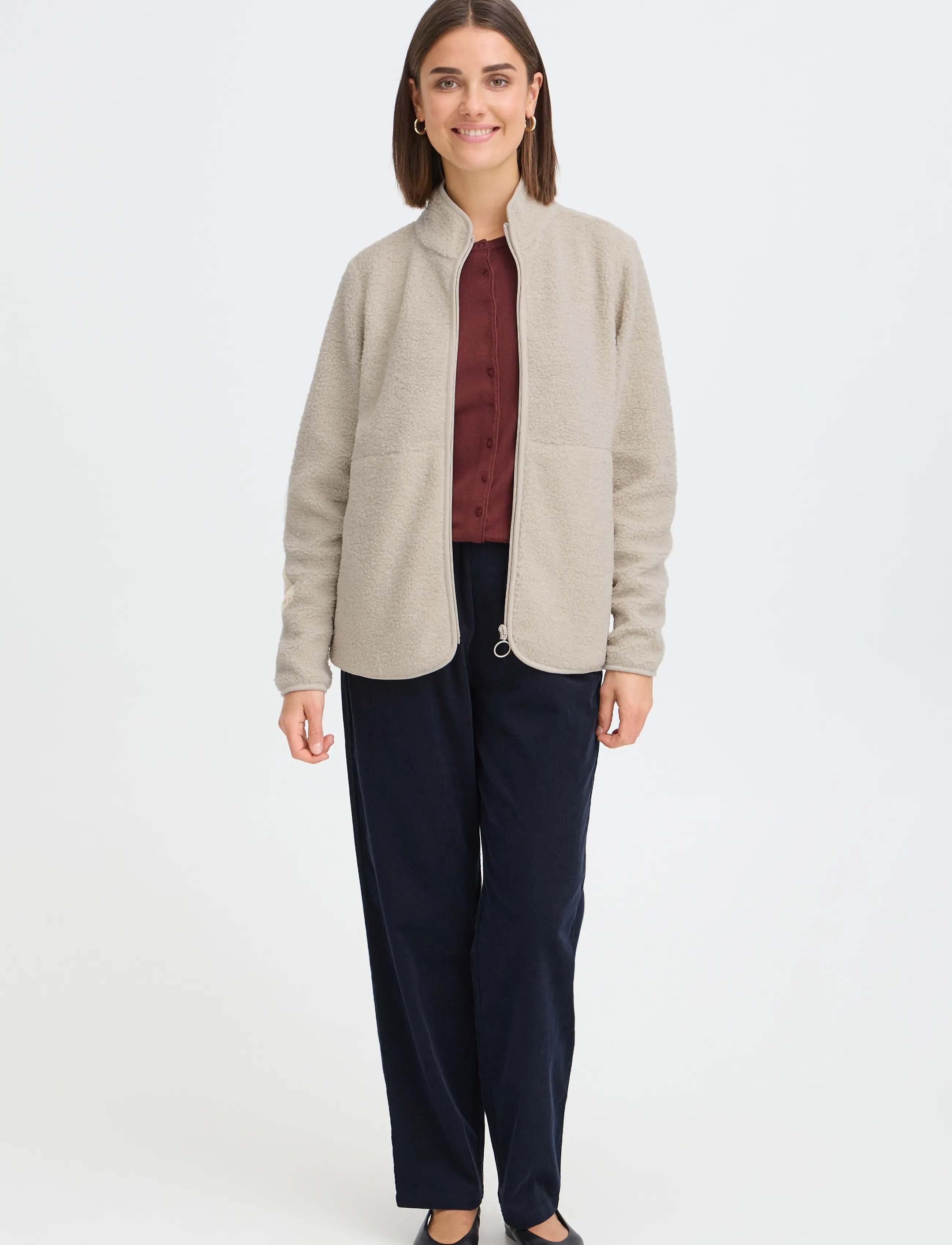 Fransa - FRTENYA CAR 1 - faux fur - pumice stone - 3