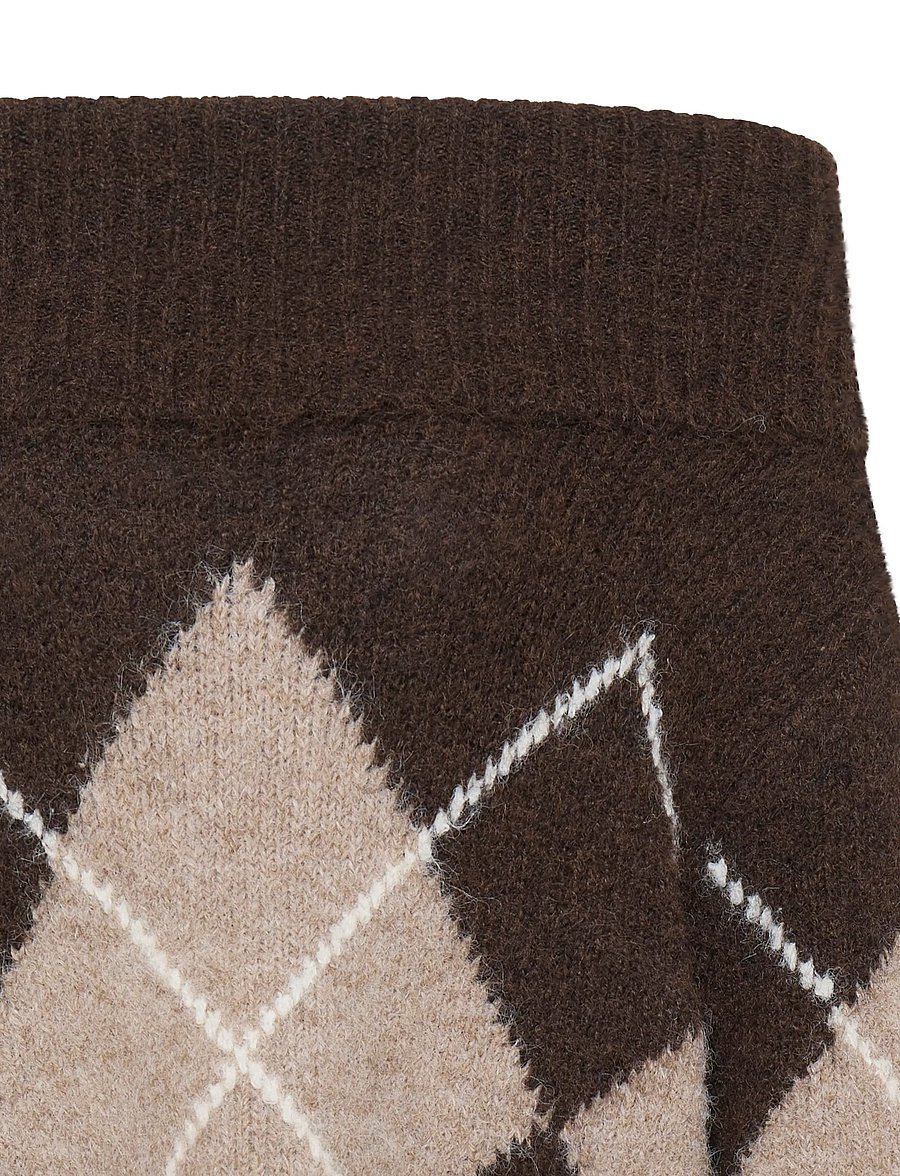Fransa - FRCHARLEEN PU 2 - hot fudge check - 1
