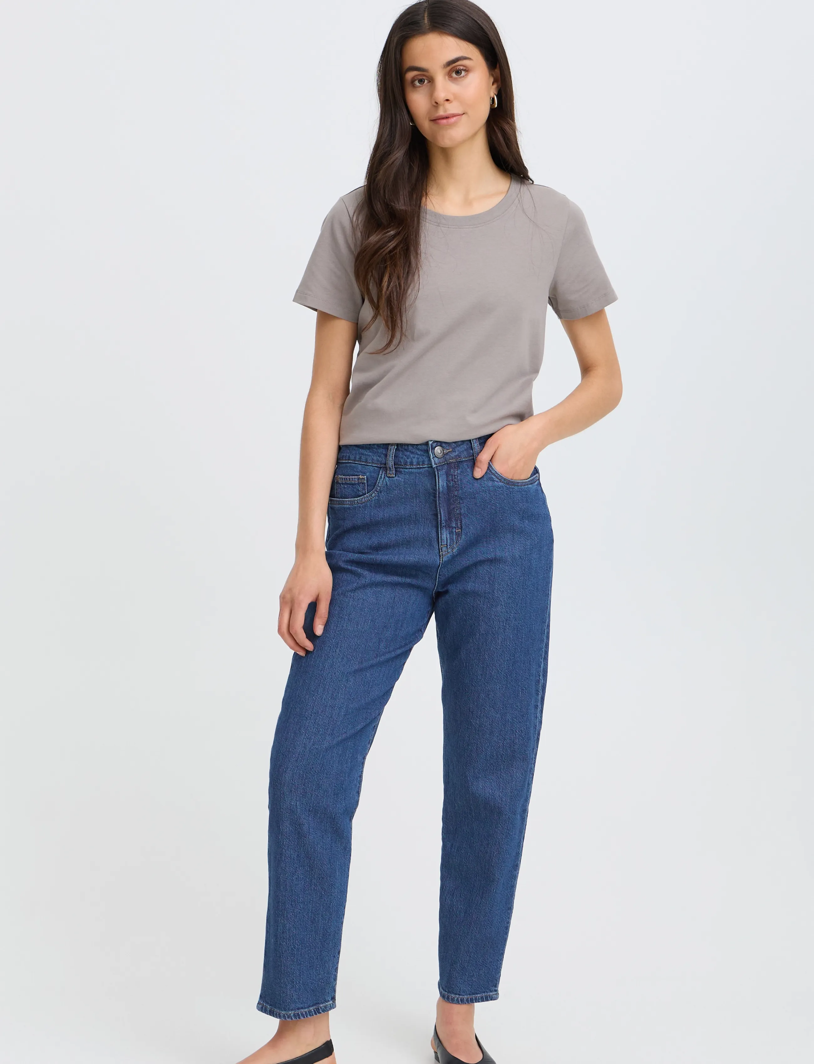 Fransa FRCELINA MOLLY JE 4 - Kläder - MID BLUE DENIM / blue