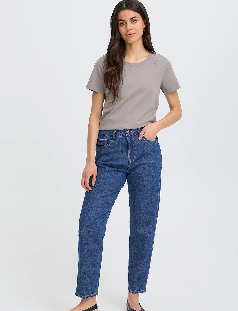 Fransa - FRCELINA MOLLY JE 4 - gerade jeans - mid blue denim - 0