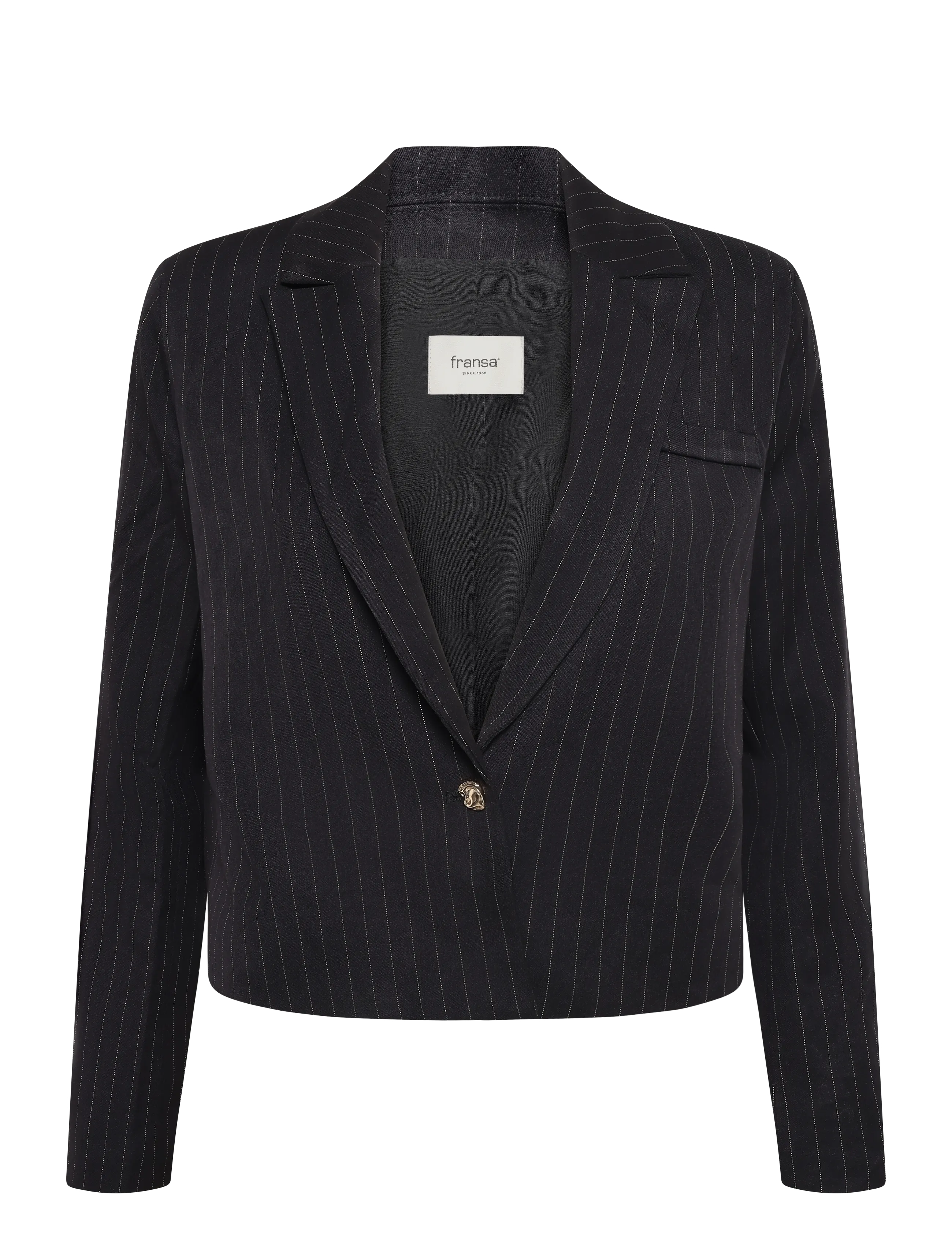 Fransa FRSPIN BLA 1 - Fransa - BLACK LUREX STRIPE / black