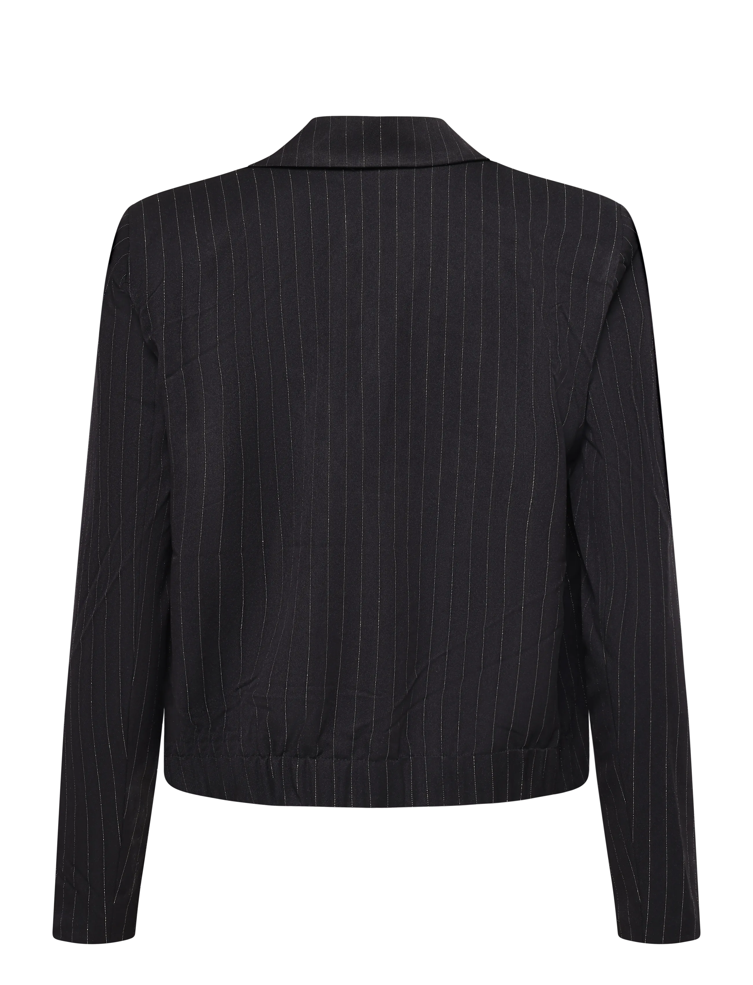 Fransa - FRSPIN BLA 1 - cropped-blazer - black lurex stripe - 1