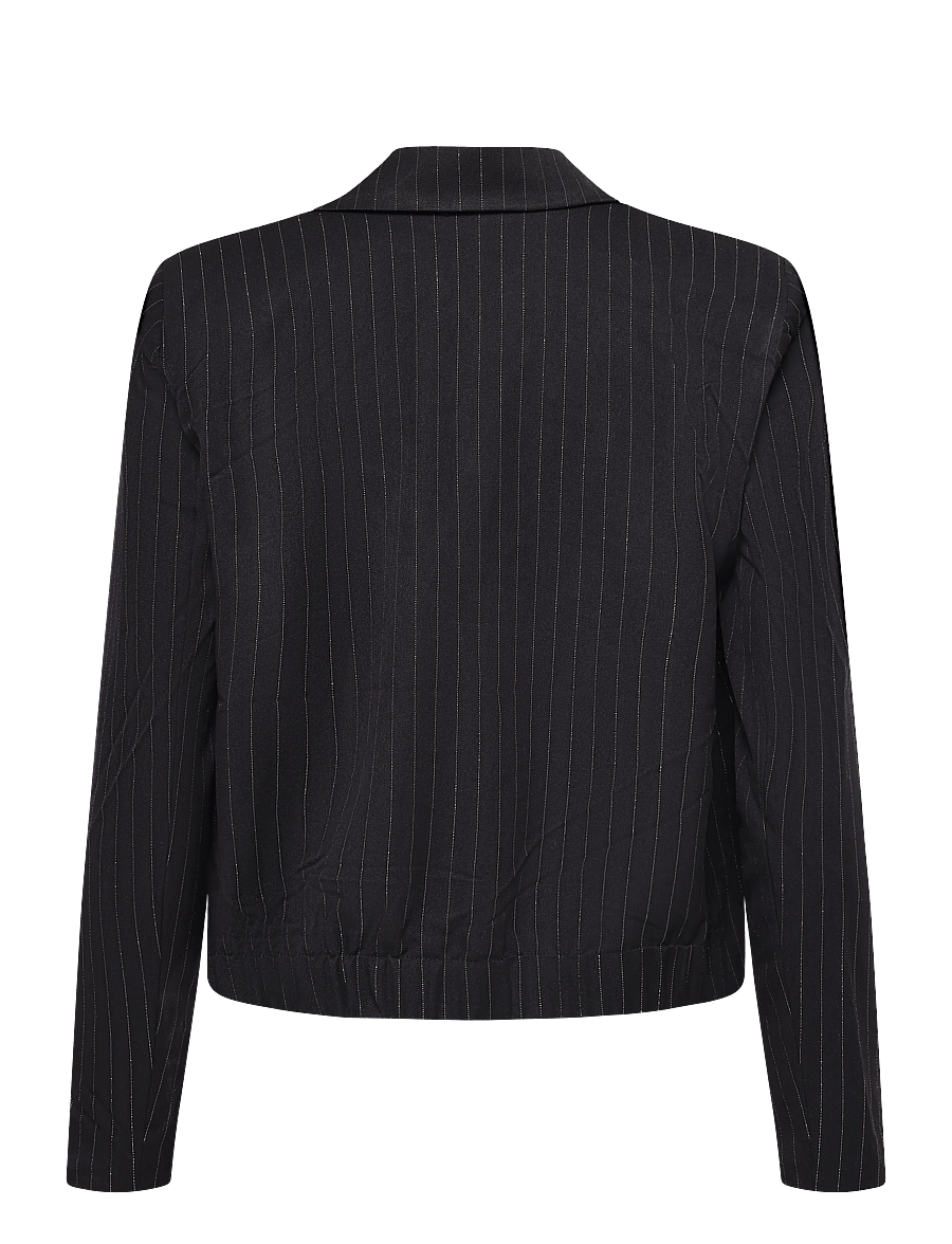 Fransa - FRSPIN BLA 1 - cropped-blazer - black lurex stripe - 1