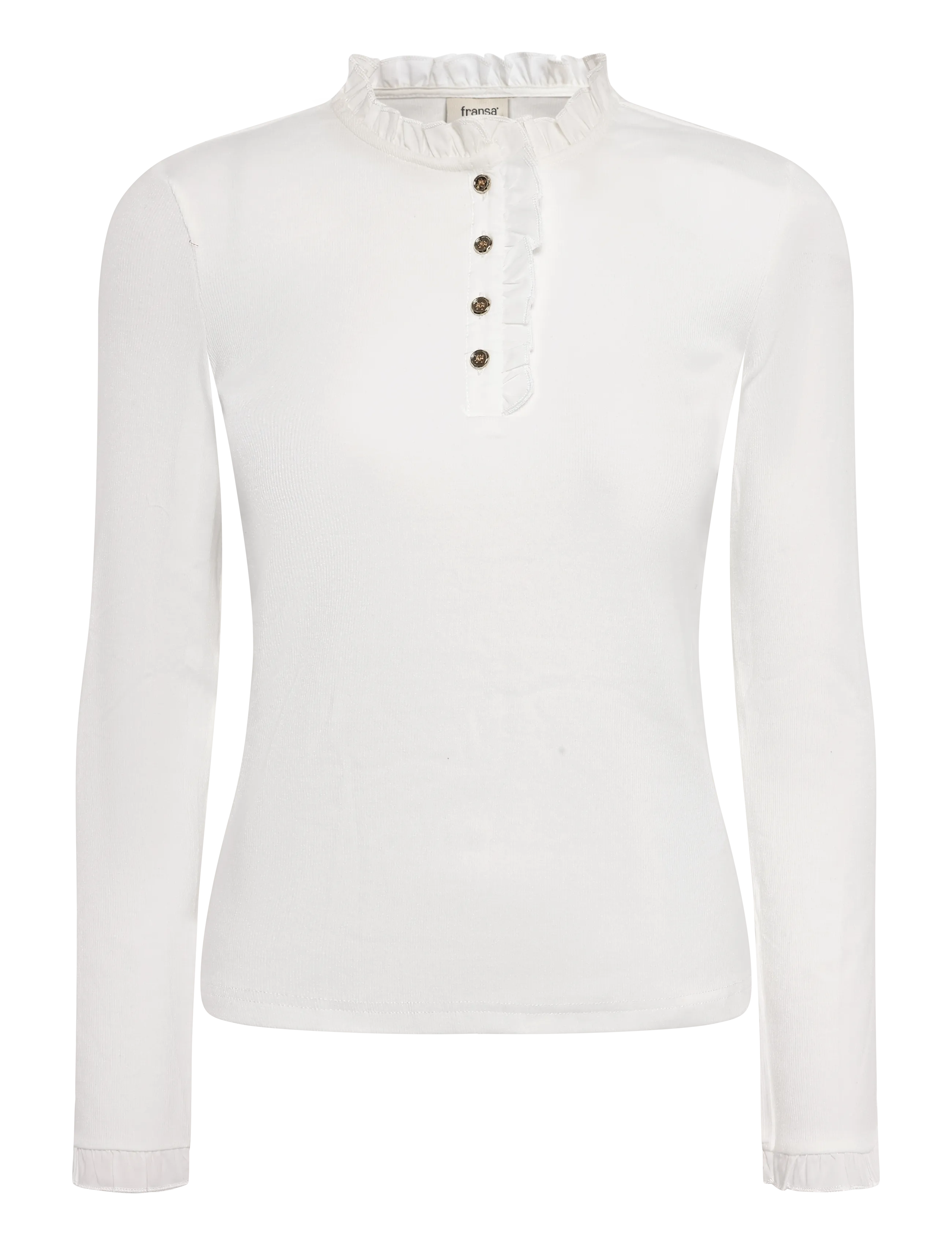 Fransa FRNATHALIA TEE 1 - Fransa - BLANC DE BLANC / white