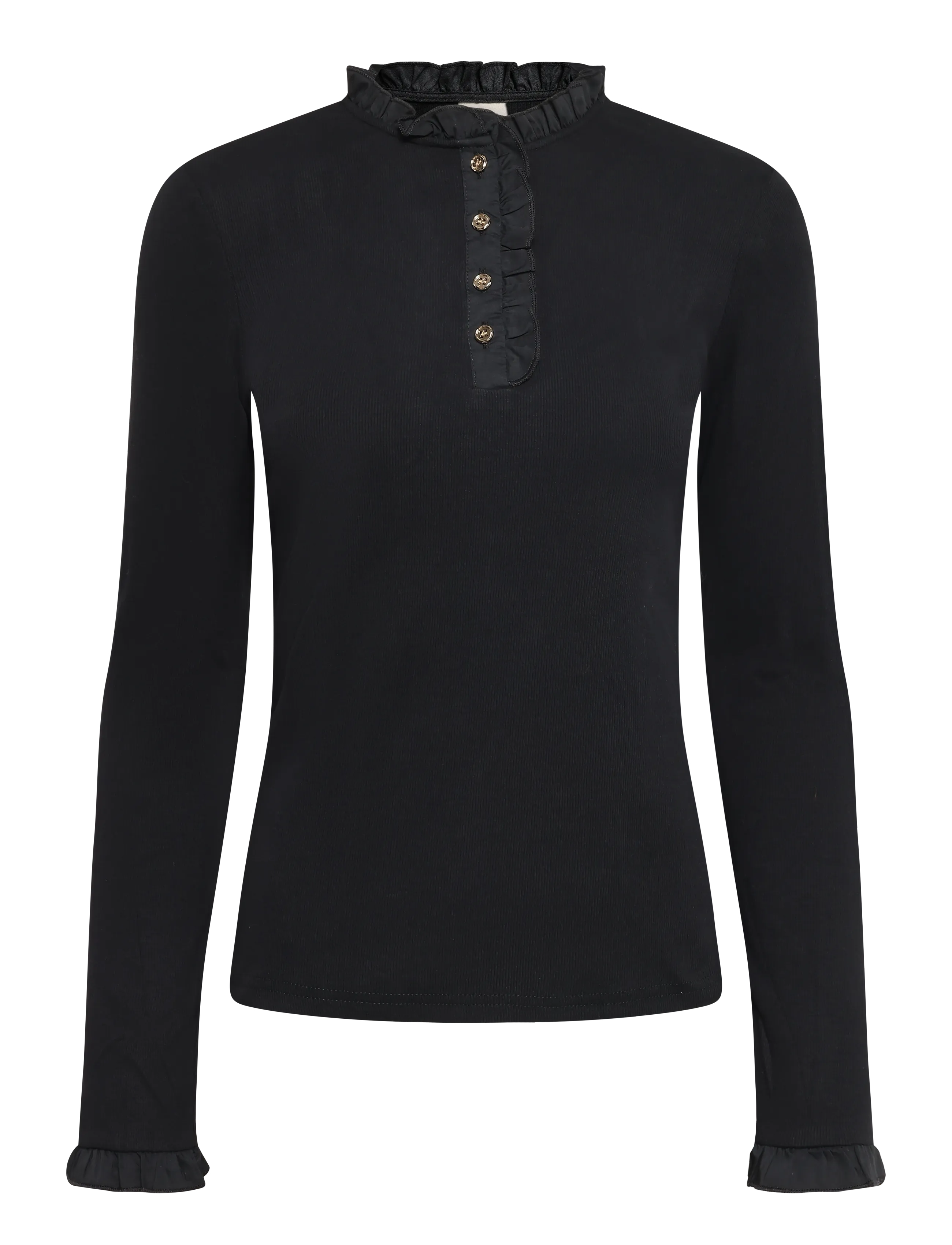 Fransa FRNATHALIA TEE 1 - Fransa - METEORITE / black