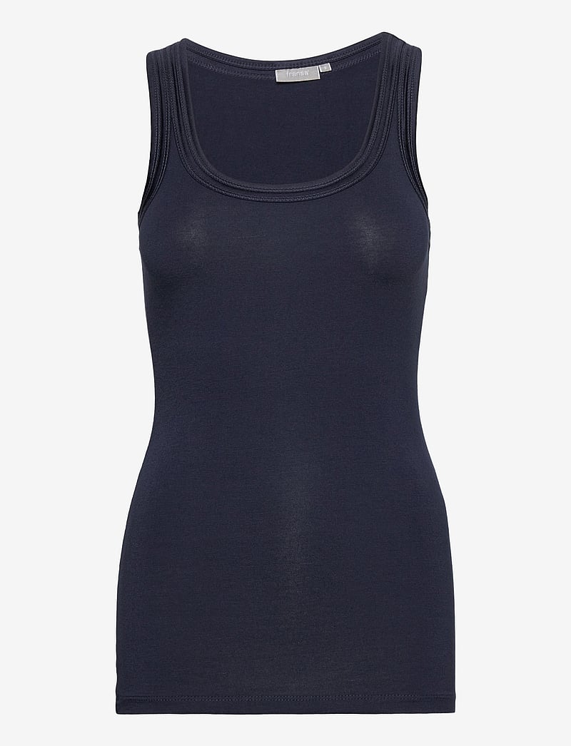 Fransa - FRZulu 1 Top - tanktops - (noos) dark peacoat - 0