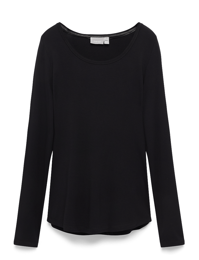 Fransa - FRKasic 1 Tshirt - pikkade varrukatega alussärgid - black - 1