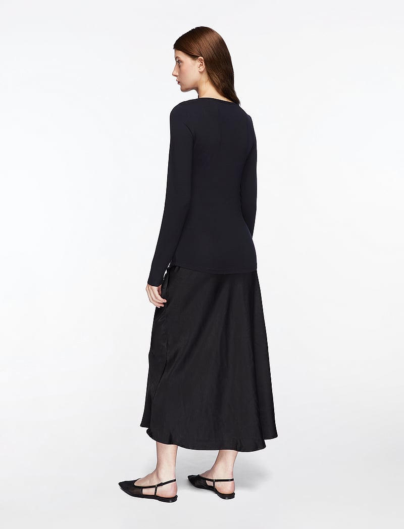 Fransa - FRKasic 1 Tshirt - pikkade varrukatega alussärgid - black - 4