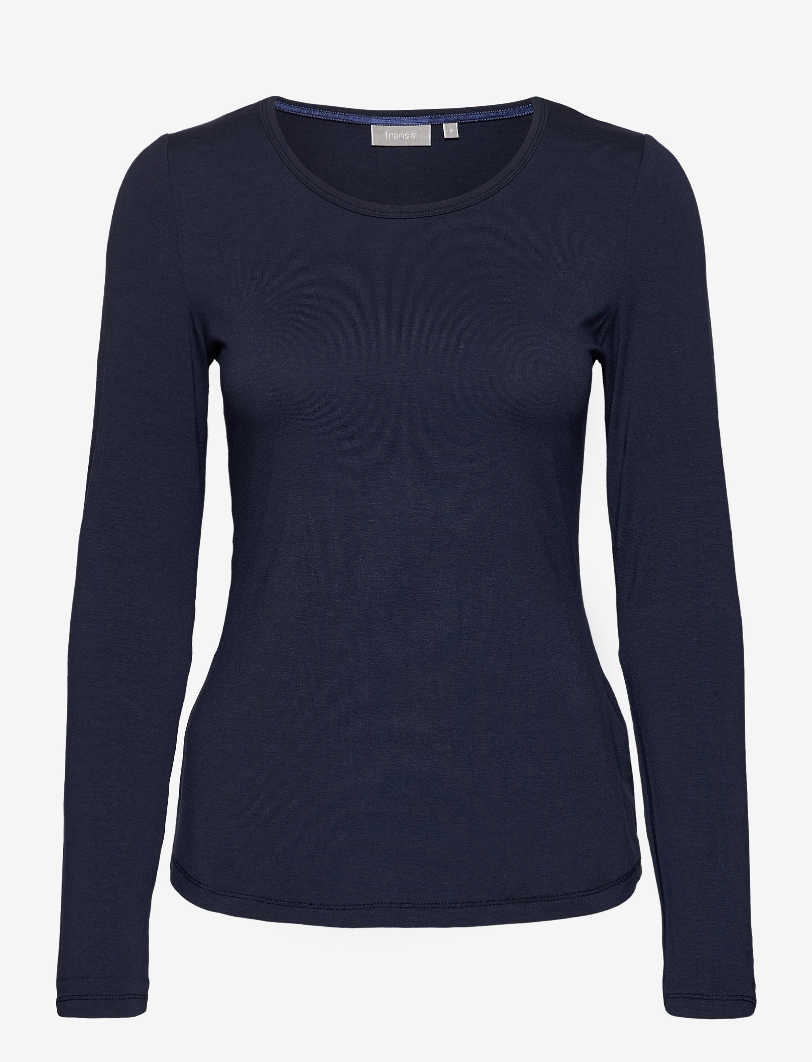 Fransa Kasic 1 Tshirt - Transitional Layering - DARK PEACOAT / navy