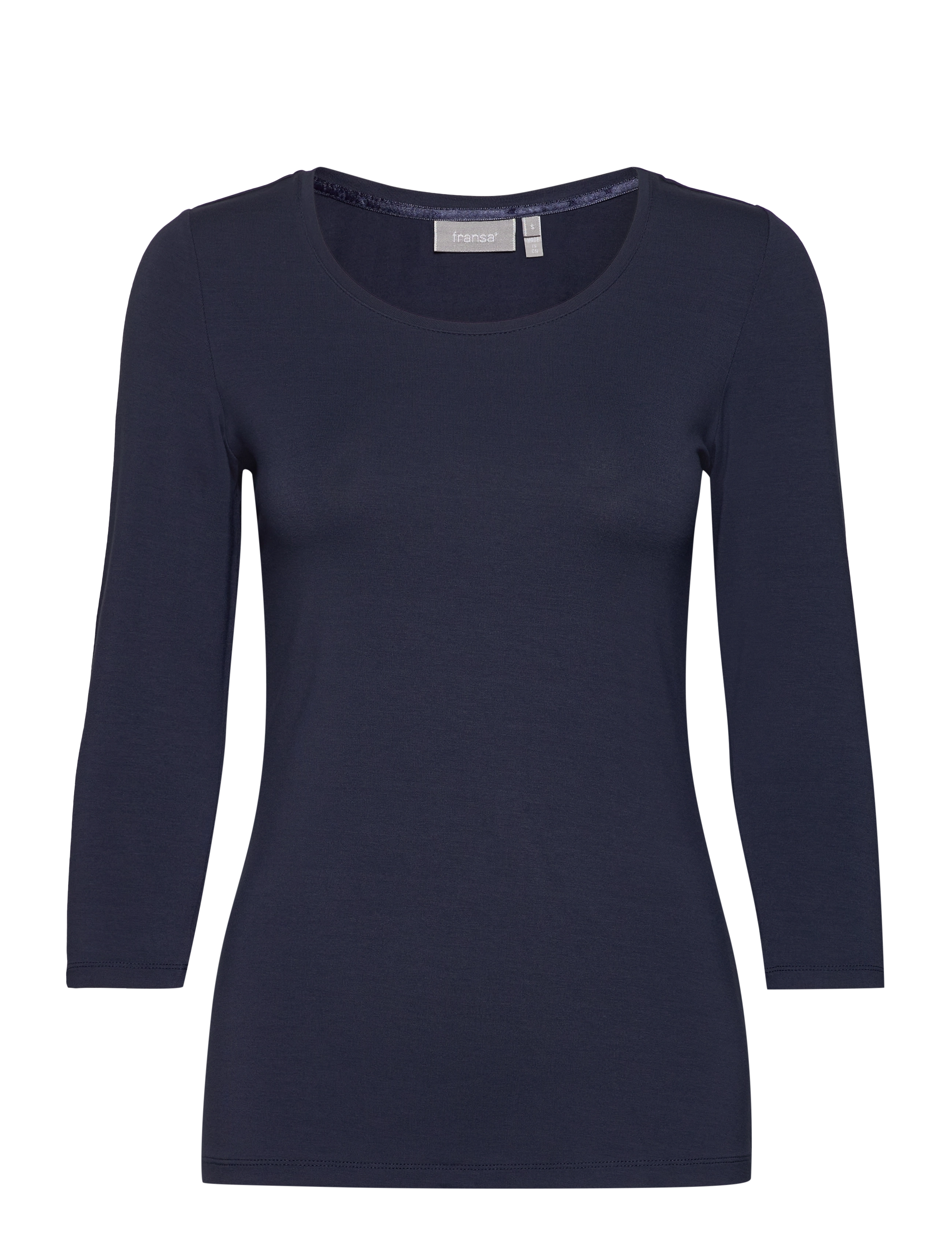 Fransa Kiksen 2 Tshirt, XS, Black, T-Shirts & Toppe > Langærmede, Dame