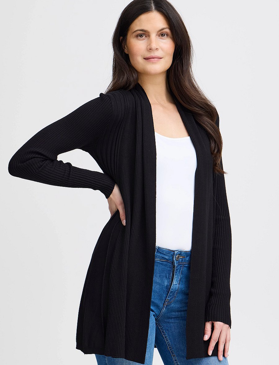 Fransa - FRZubasic 61 Cardigan - koftor - black - 4