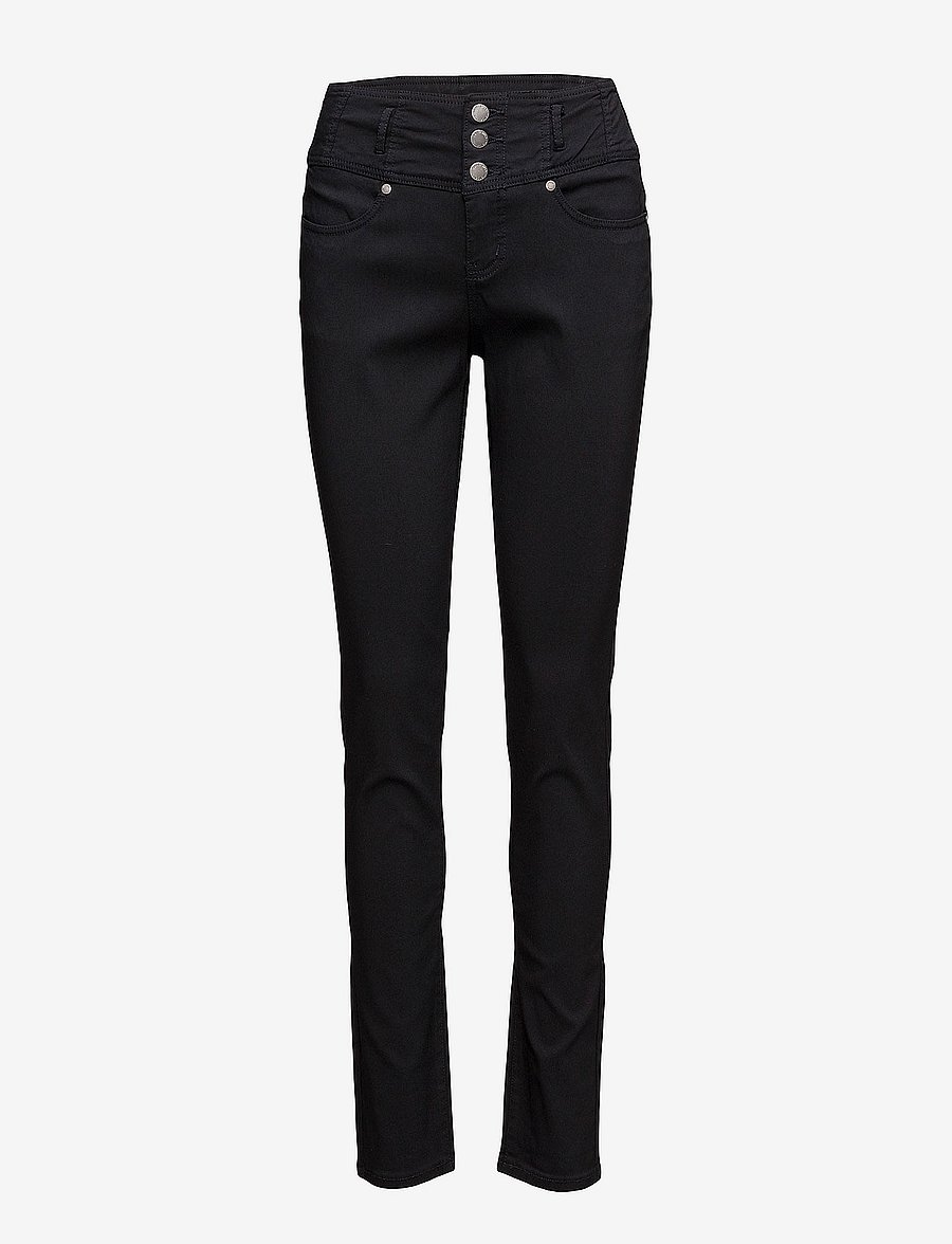 Fransa - FRZALIN HANOI 2 PANT - kitsa säärega püksid - black - 1