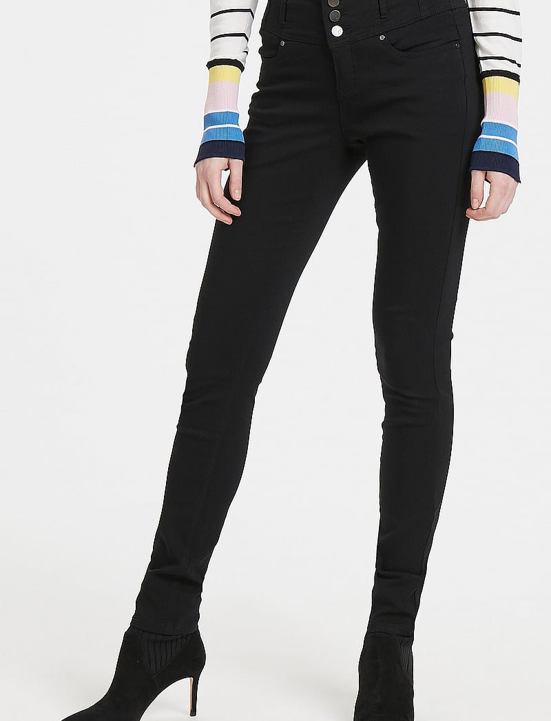 Fransa - FRZALIN HANOI 2 PANT - bukser med smalle ben - black - 5