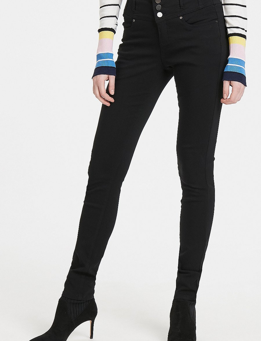 Fransa - FRZALIN HANOI 2 PANT - kitsa säärega püksid - black - 5