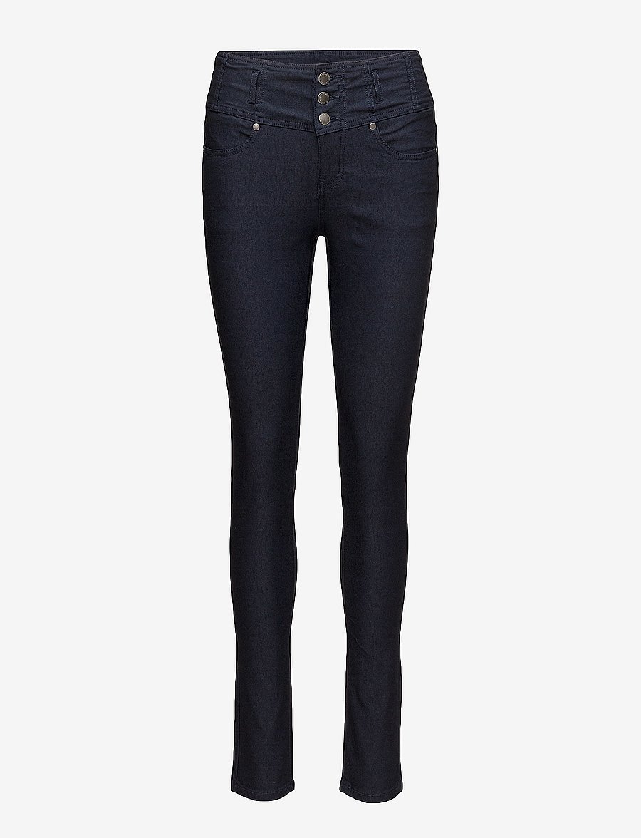 Fransa - FRZALIN HANOI 2 PANT - kitsa säärega püksid - dark peacoat - 1