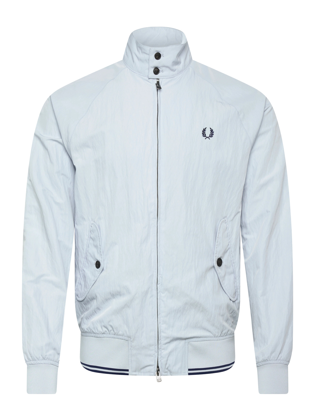 Fred Perry Crinkle Harrington Jkt - Blue - S 1