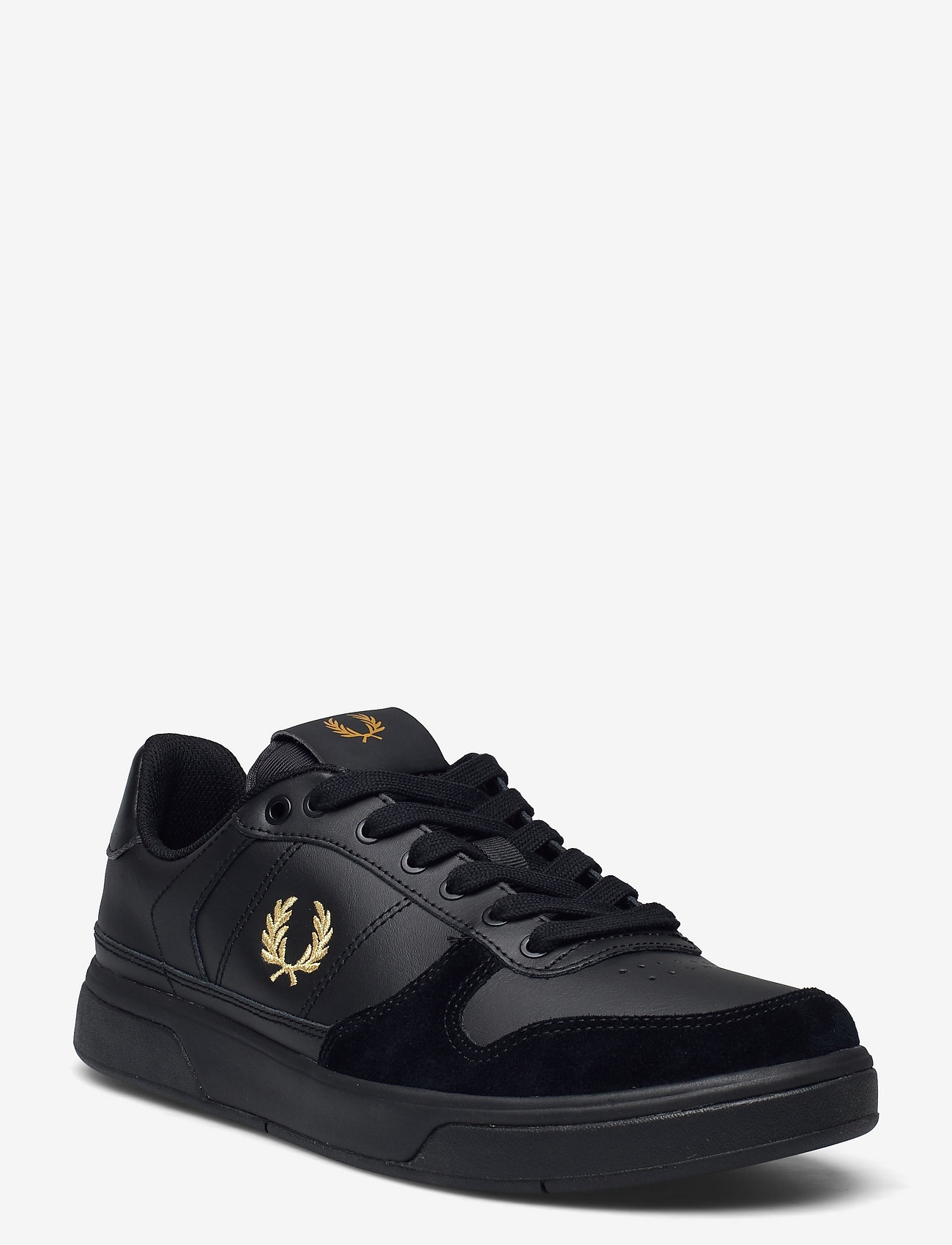 Fred Perry - B300 LEATHER - black - 0