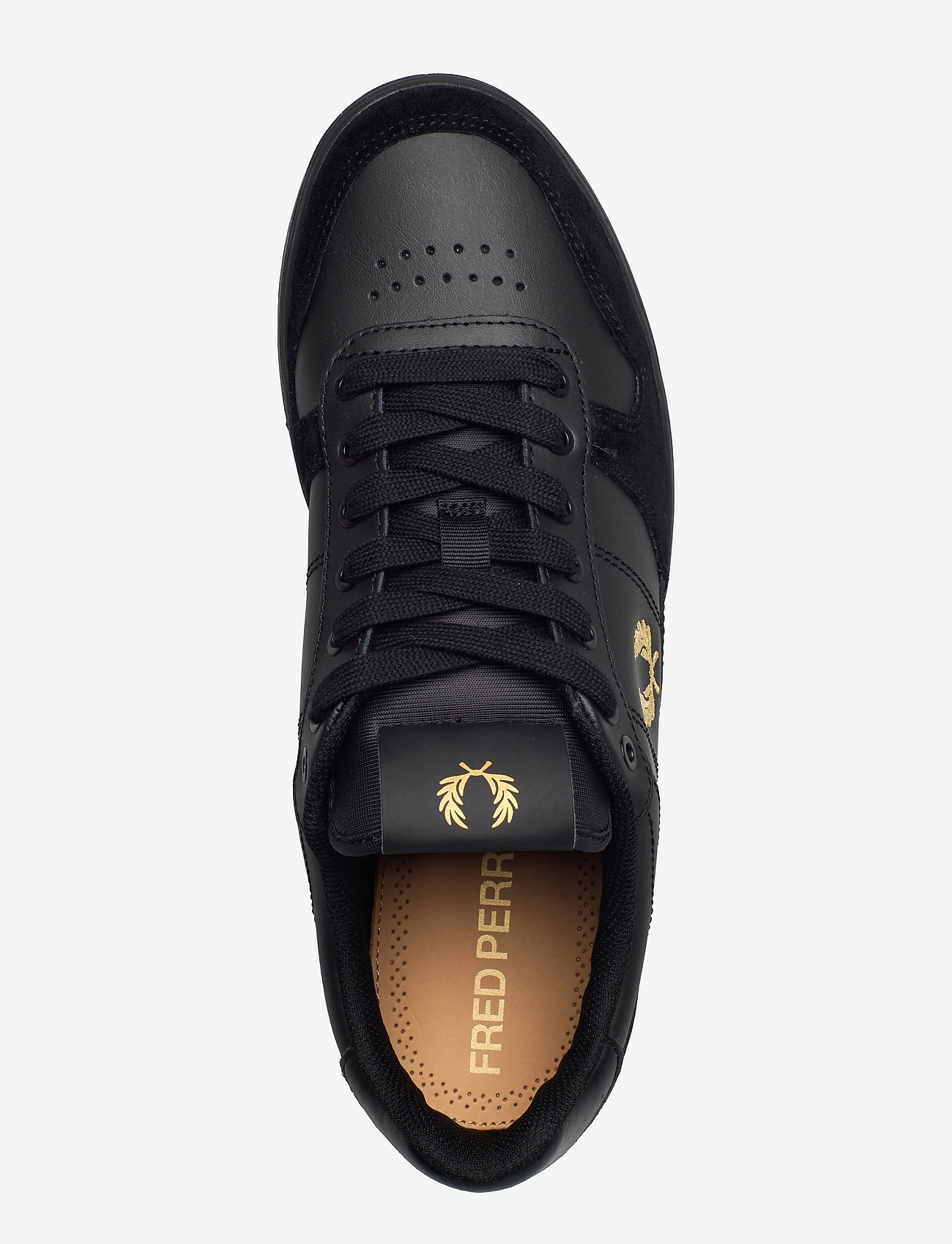 Fred Perry - B300 LEATHER - black - 3