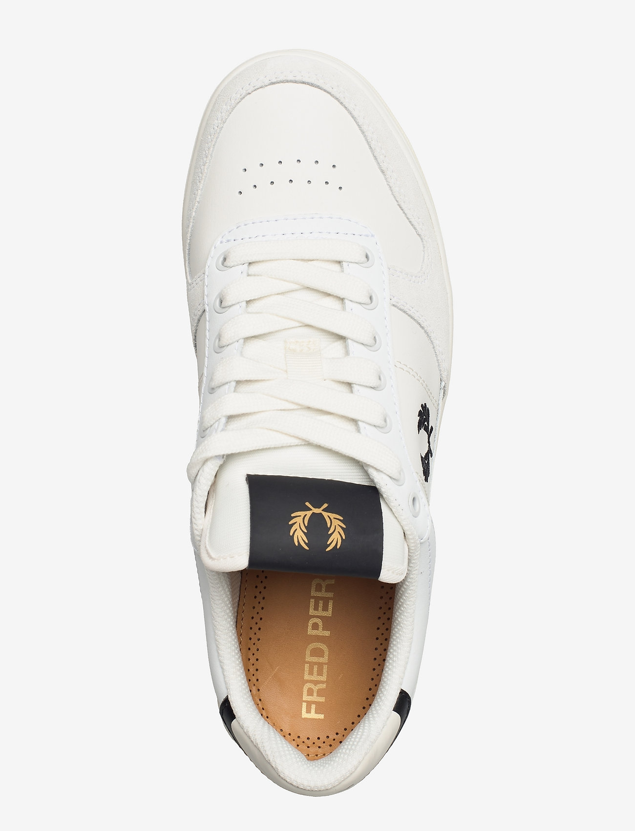 Fred Perry - B300 LEATHER - snow white - 3