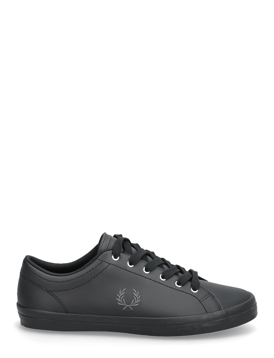 Fred Perry - BASELINE LEATHER - madala säärega - black - 1