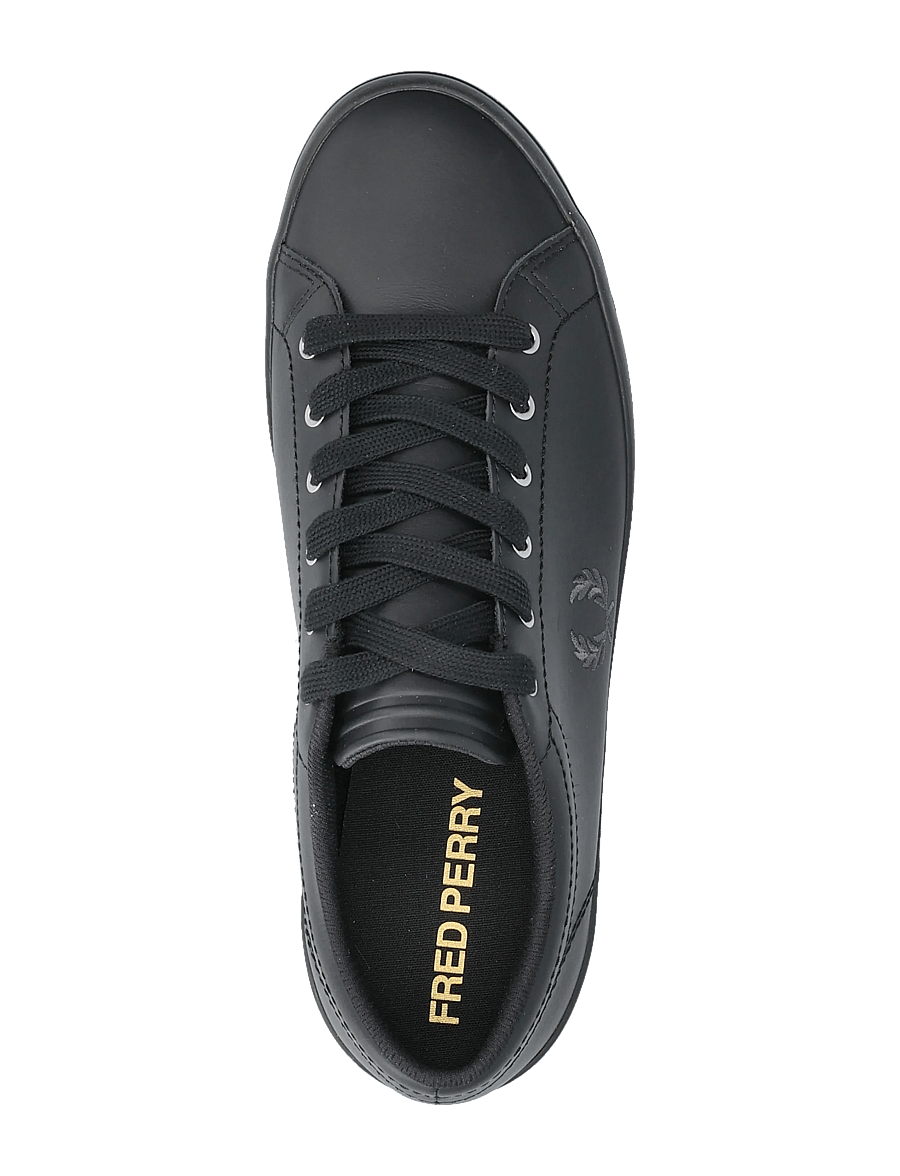 Fred Perry - BASELINE LEATHER - madala säärega - black - 3