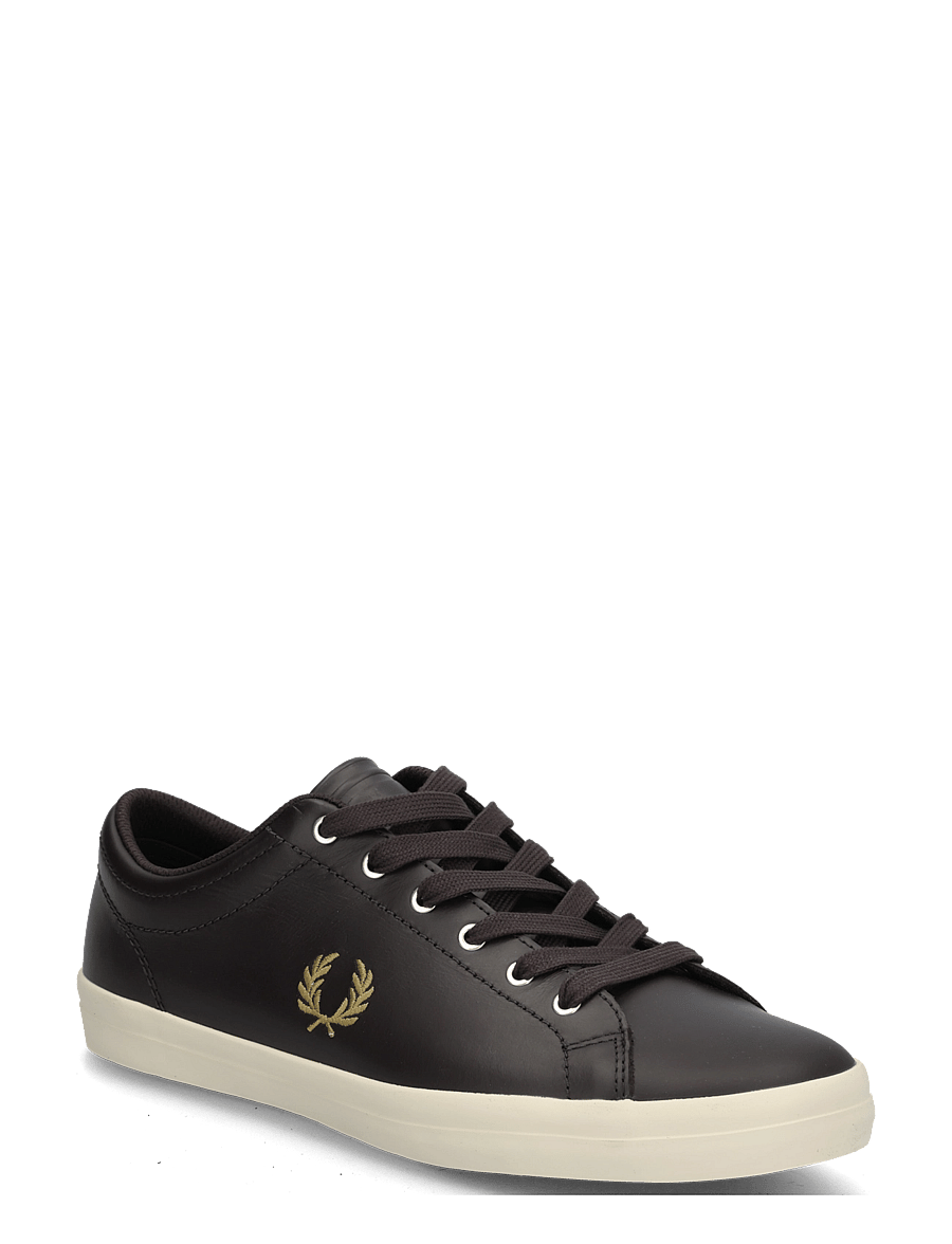 Fred Perry - BASELINE LEATHER - lave sneakers - rich brown - 0