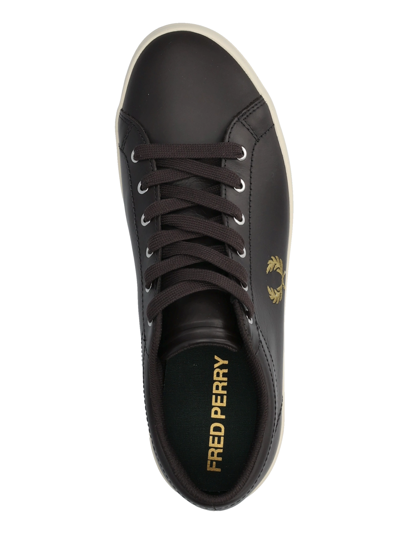 Fred Perry - BASELINE LEATHER - lave sneakers - rich brown - 3