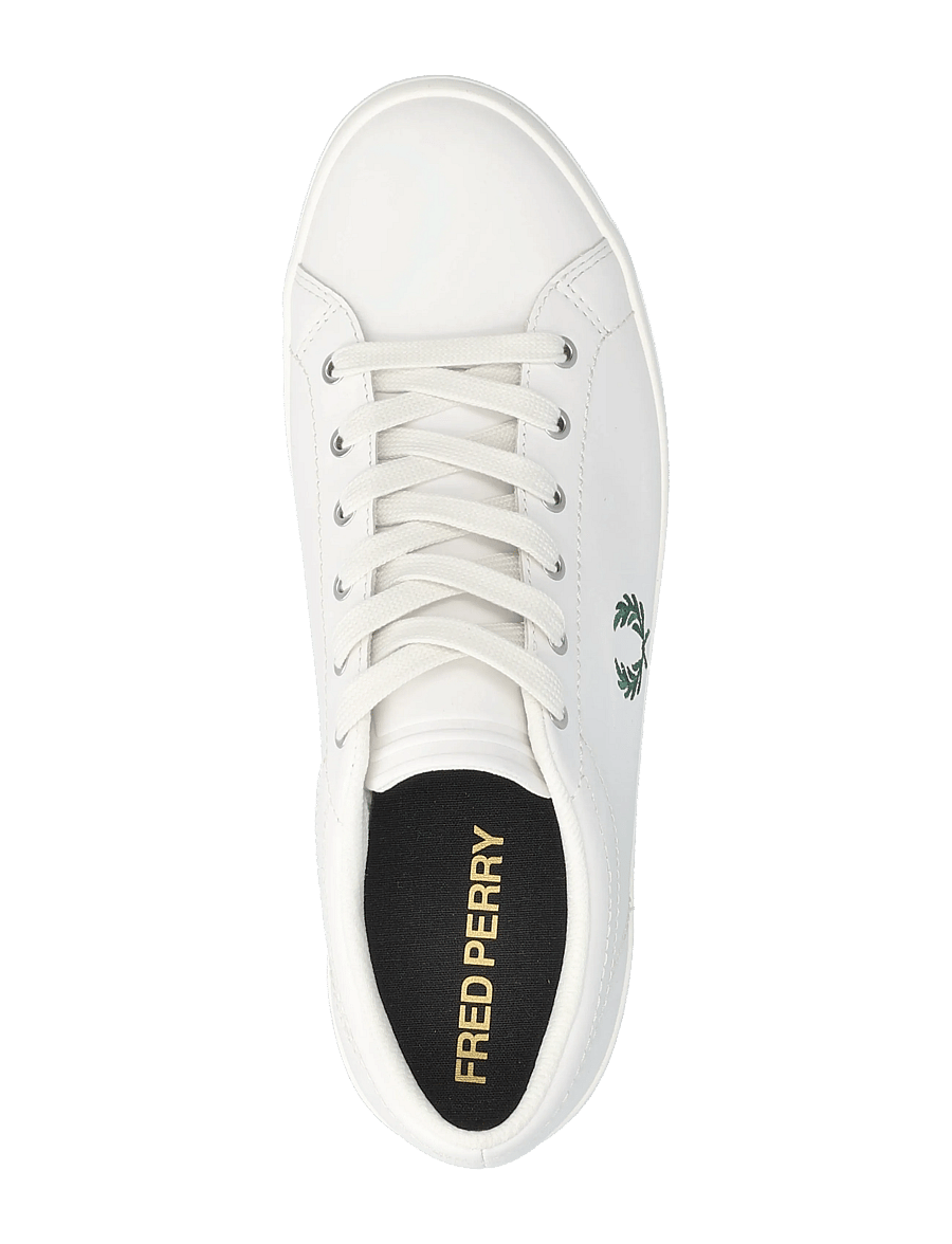 Fred Perry - BASELINE LEATHER - baskets basses - snow white - 3
