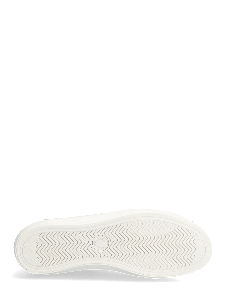 Fred Perry - BASELINE LEATHER - baskets basses - snow white - 4