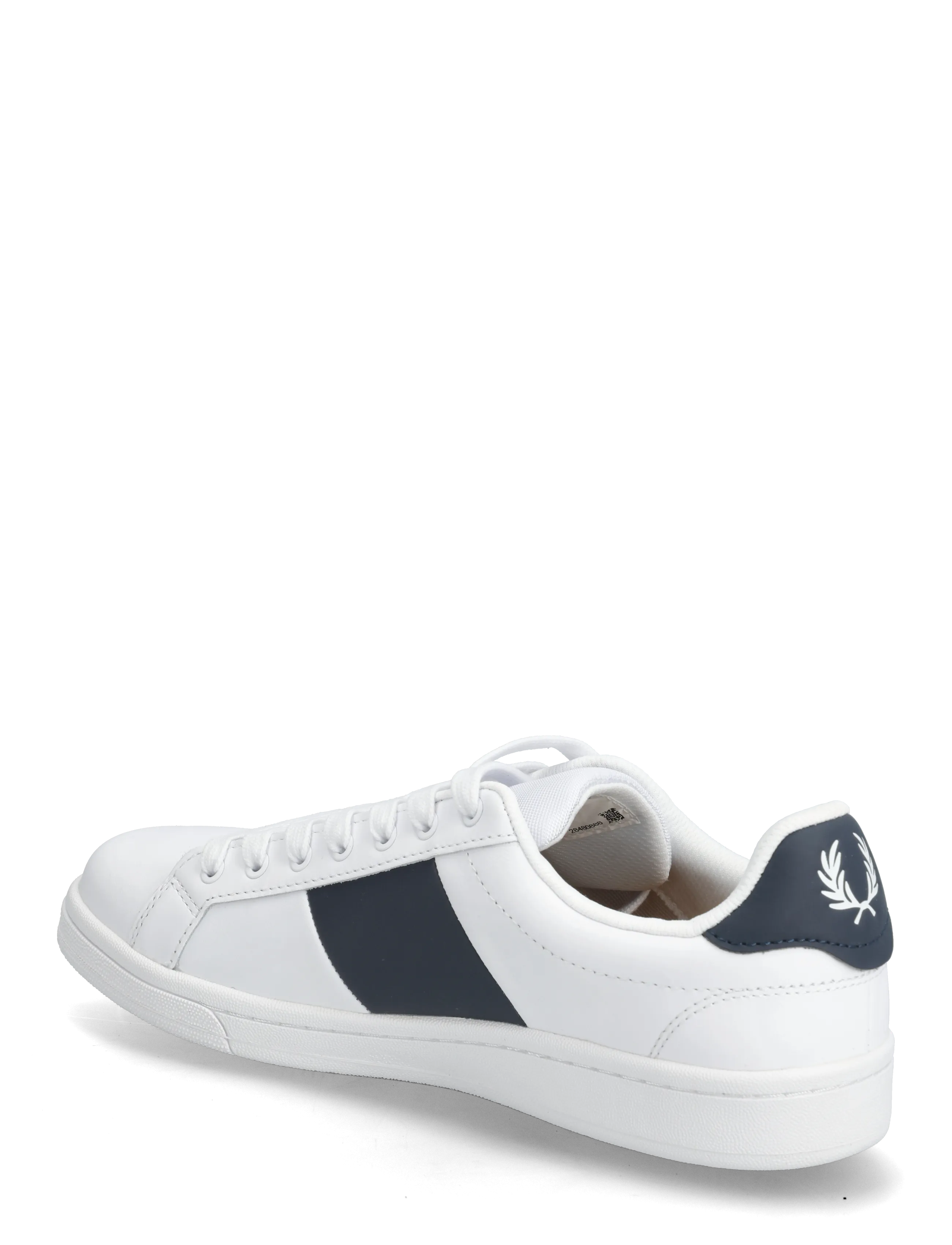 Fred Perry - B721 LEATHER / BRANDED - mænd - white - 2