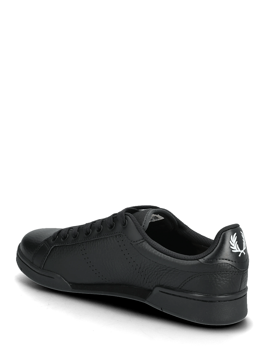 Fred Perry - B722 TEXTURED LTHR/SNCE1952 - madala säärega - black - 2