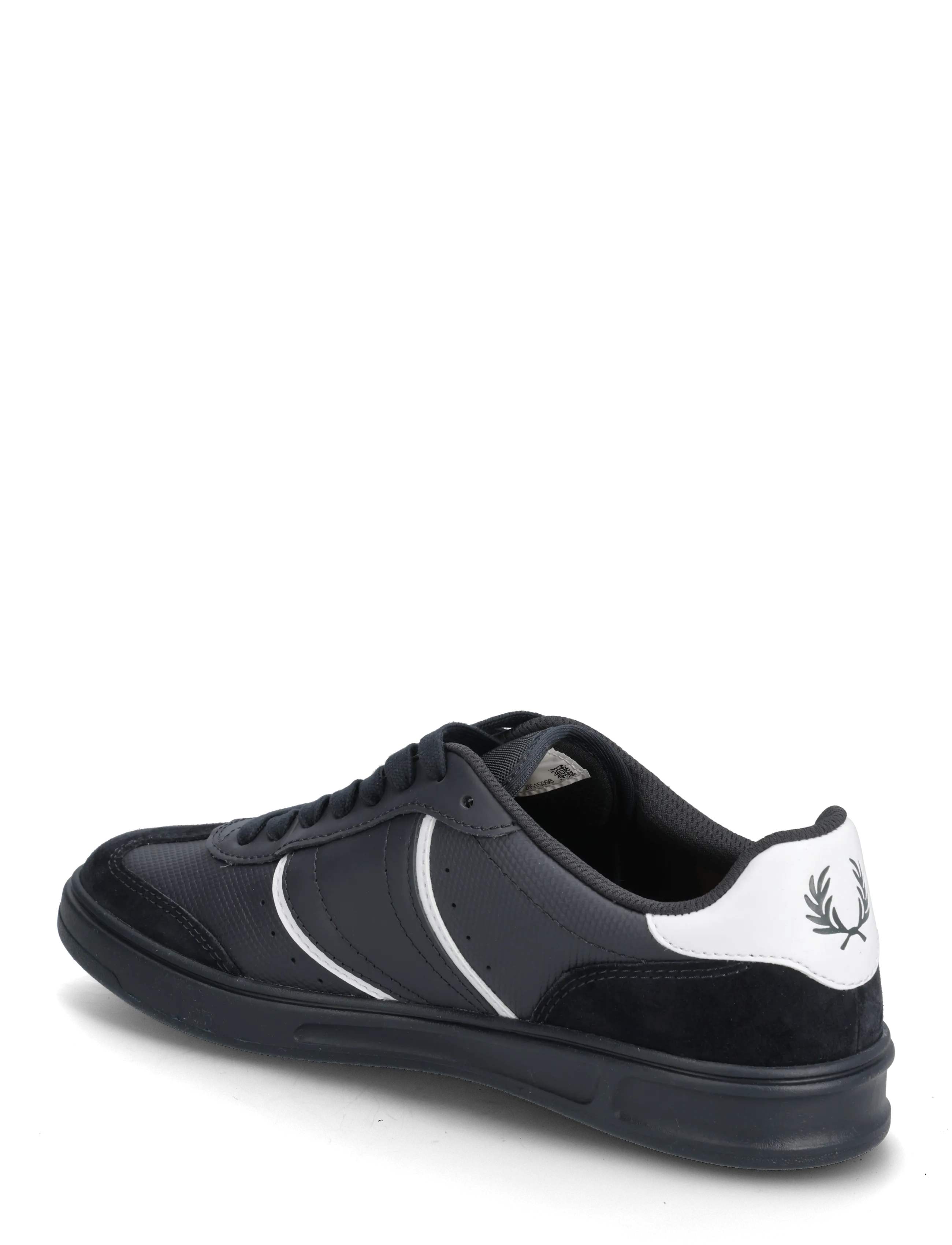 Fred Perry - B4 EMBOSSED LTHR / SUEDE - lave sneakers - navy - 2