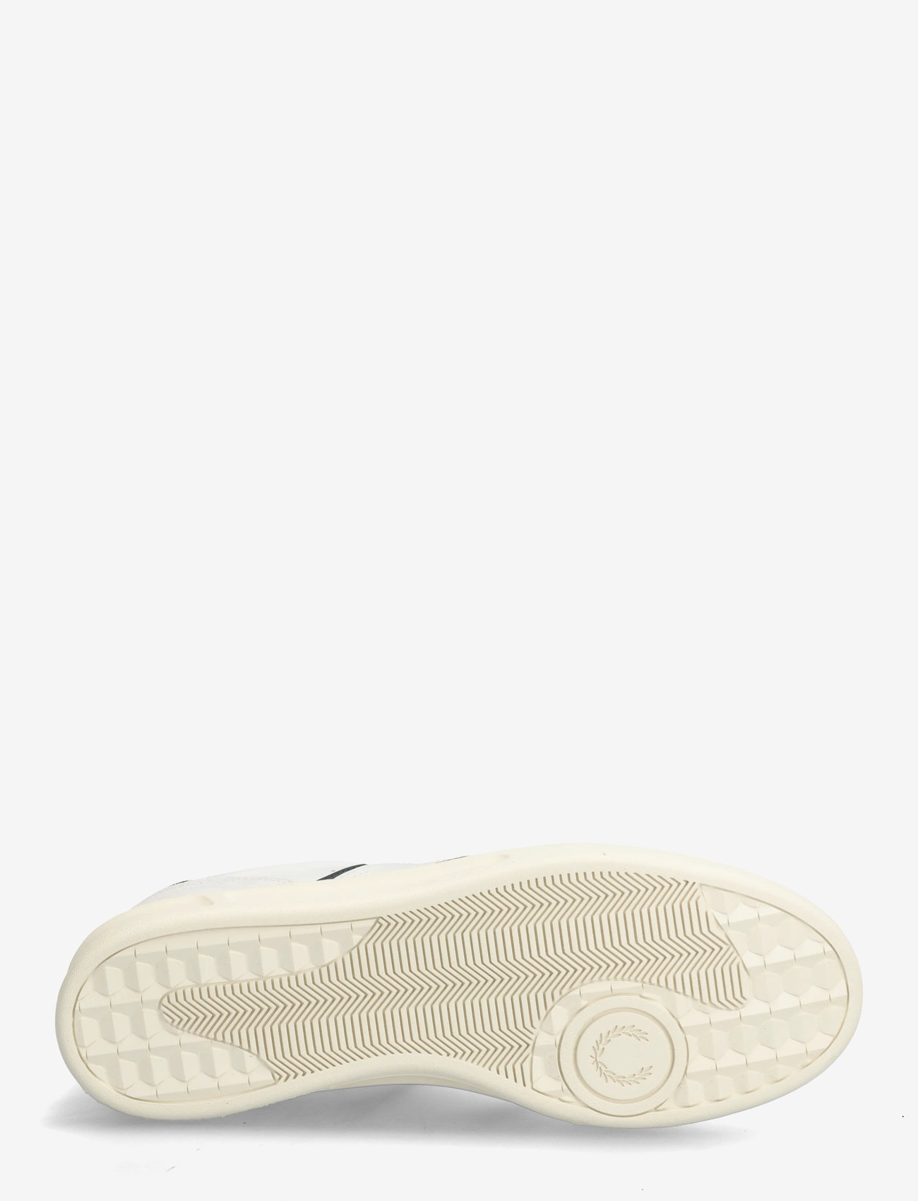 Fred Perry - B4 EMBOSSED LTHR / SUEDE - niedriger schnitt - snow white - 4