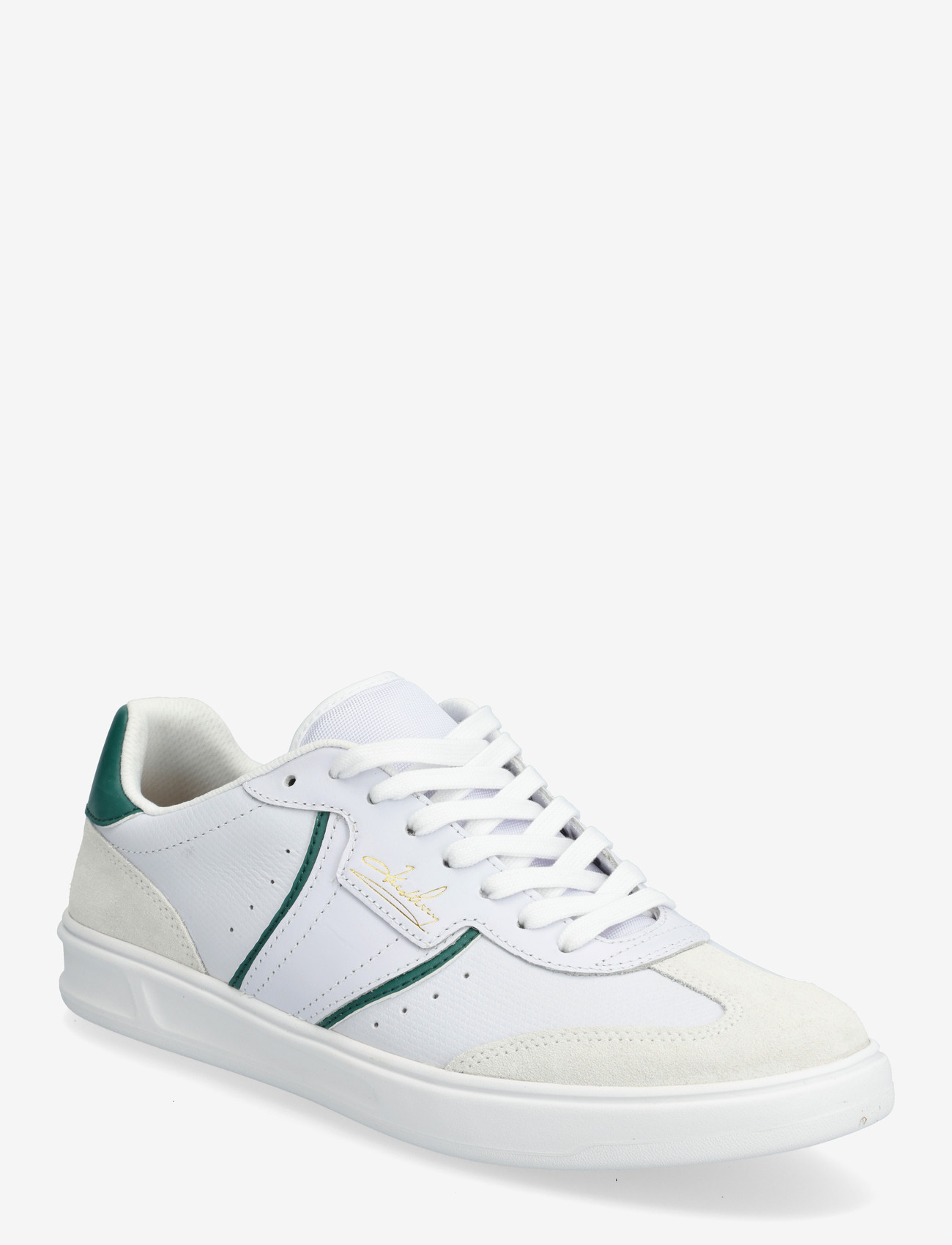 Fred Perry - B4 EMBOSSED LTHR / SUEDE - låga sneakers - white - 0