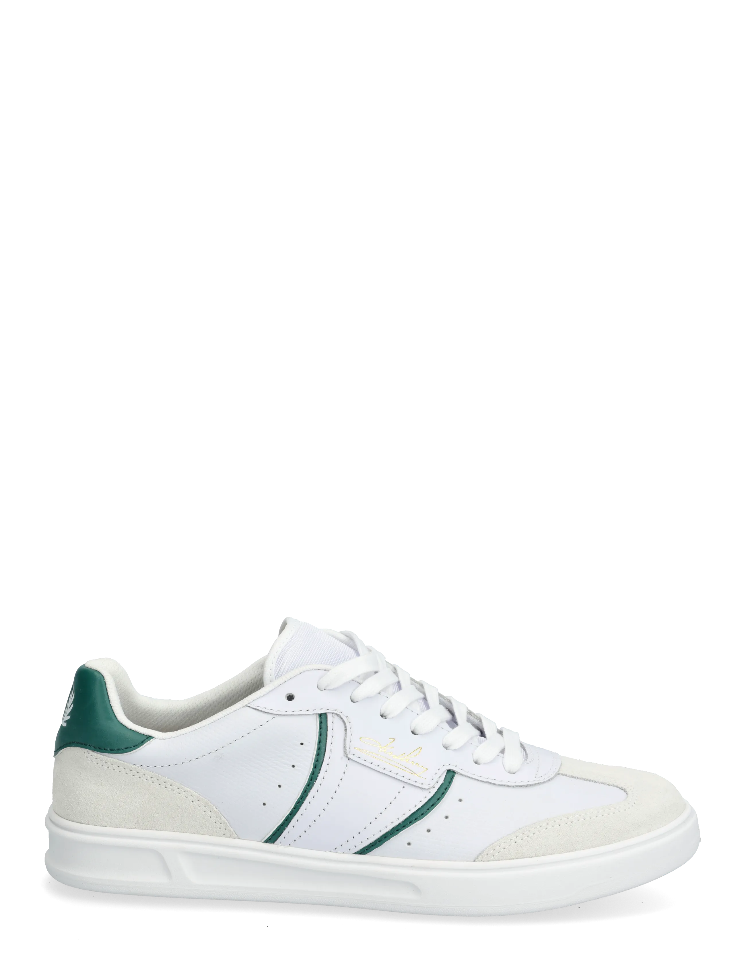 Fred Perry - B4 EMBOSSED LTHR / SUEDE - madala säärega tossud - white - 1