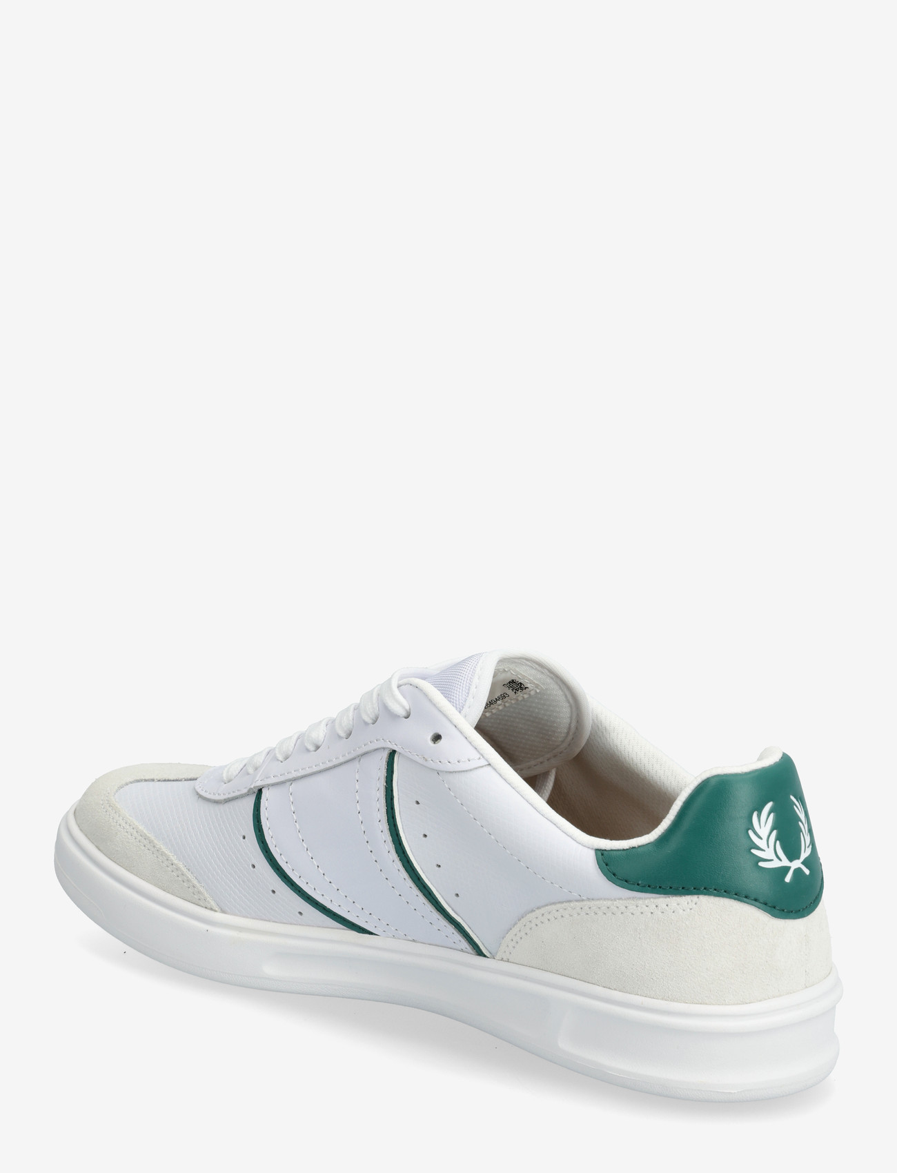 Fred Perry - B4 EMBOSSED LTHR / SUEDE - låga sneakers - white - 2