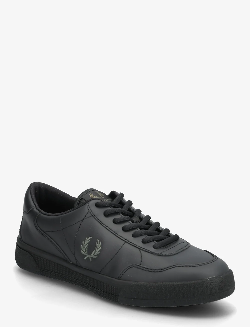 Fred Perry - B11 LEATHER - niedriger schnitt - black - 0