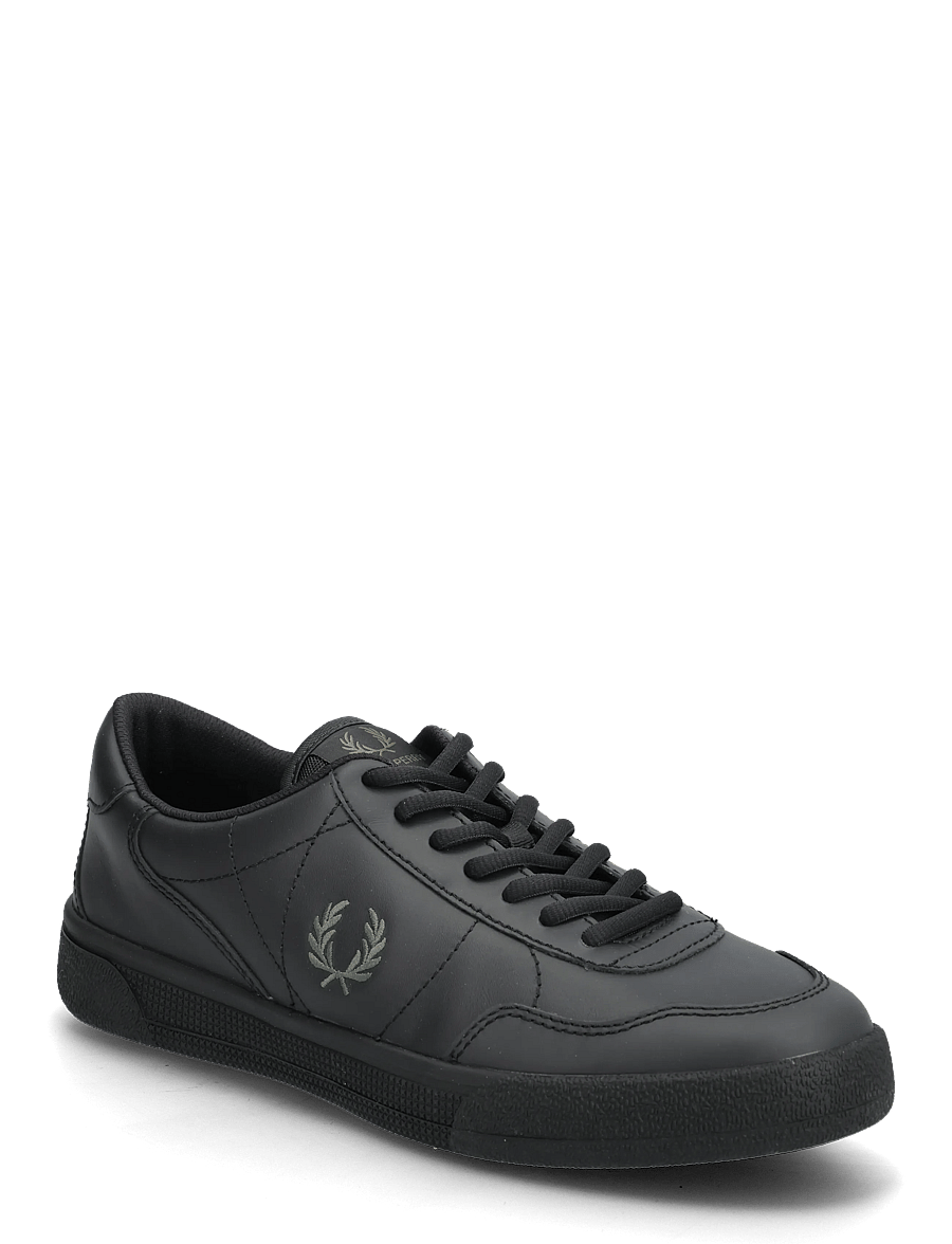 Fred Perry - B11 LEATHER - shoppa efter tillfälle - black - 0