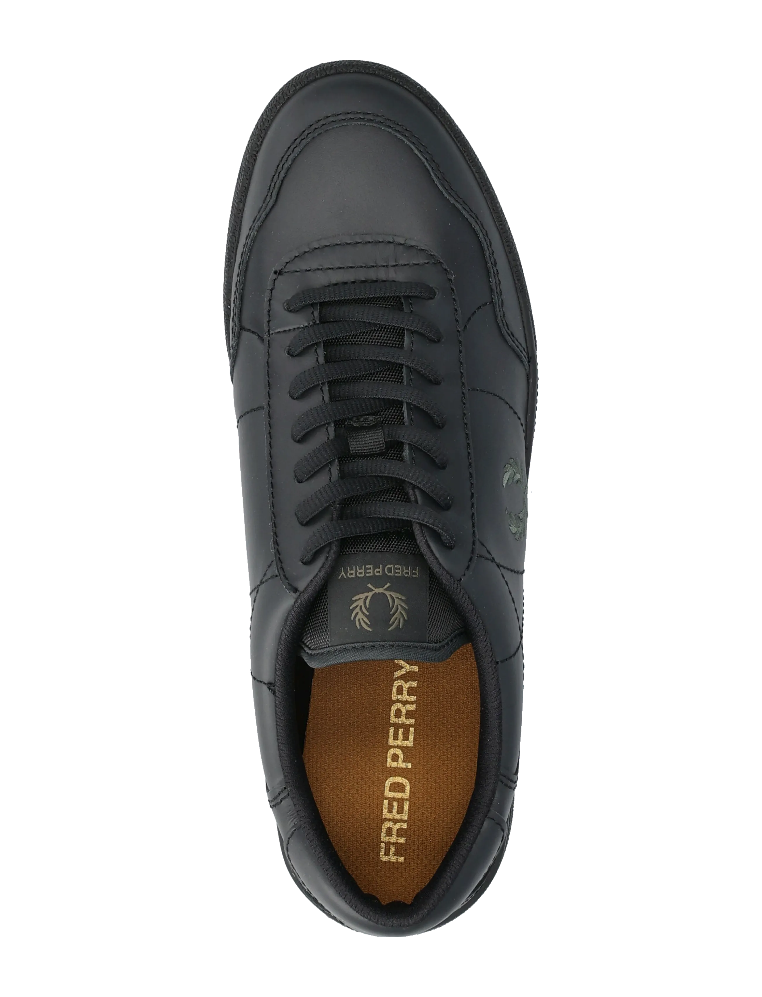 Fred Perry - B11 LEATHER - mænd - black - 3