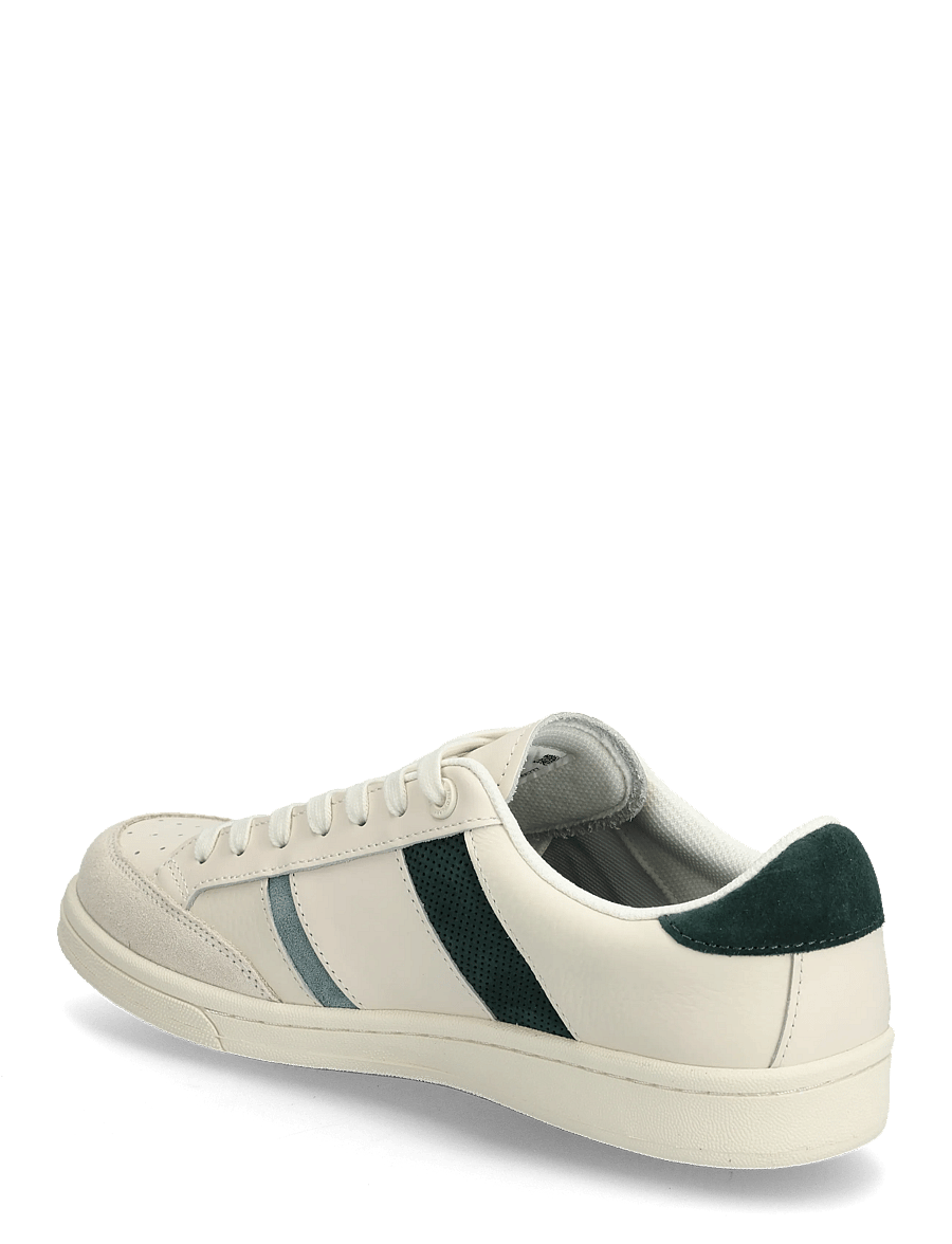 Fred Perry - B725 LEATHER/ SUEDE - niedriger schnitt - ecru - 2