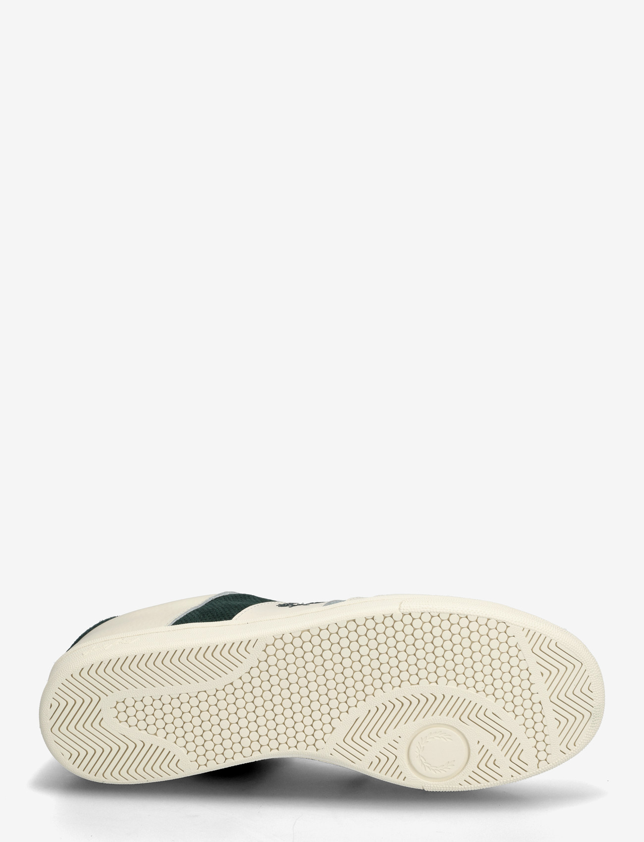 Fred Perry - B725 LEATHER/ SUEDE - low tops - ecru - 4