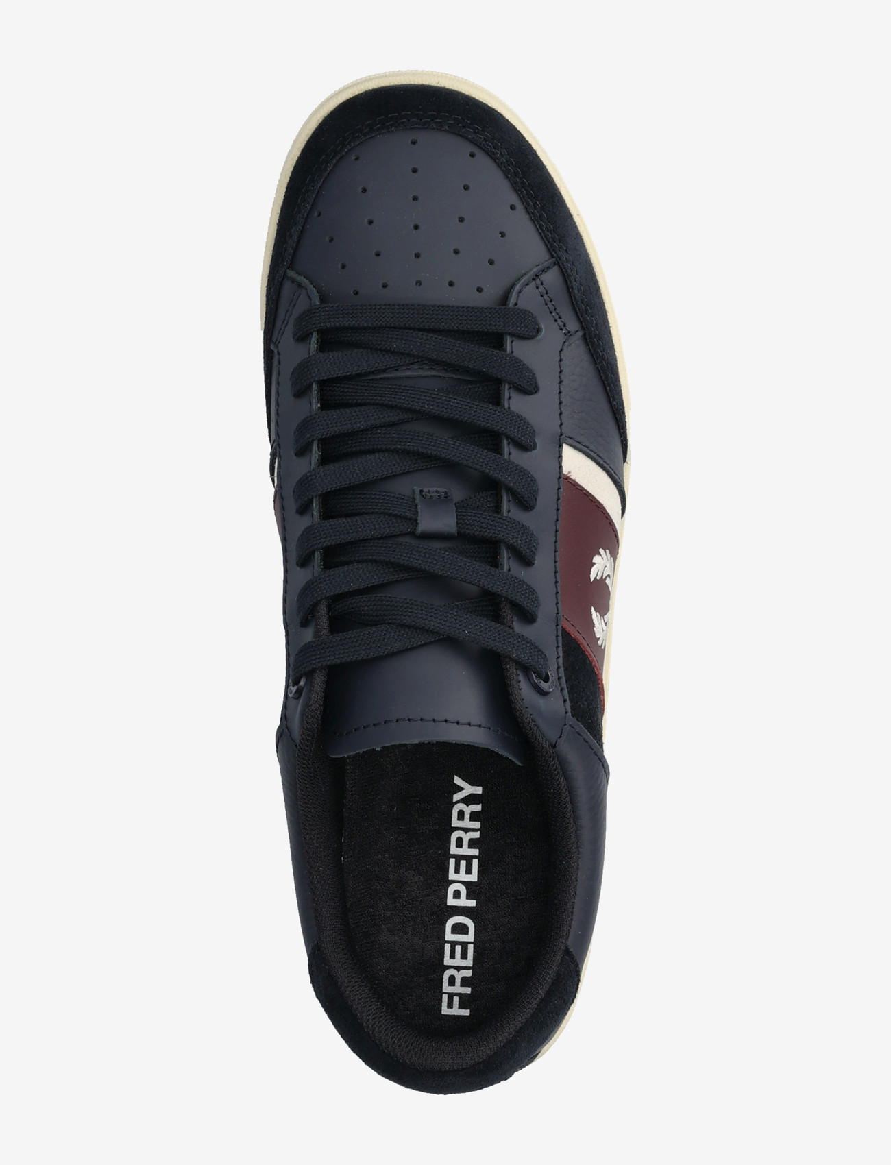 Fred Perry - B725 LEATHER/ SUEDE - låga sneakers - navy - 3
