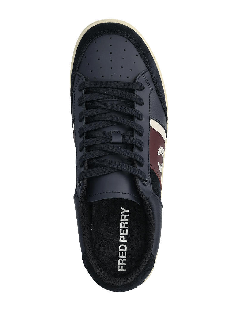 Fred Perry - B725 LEATHER/ SUEDE - madala säärega tossud - navy - 3