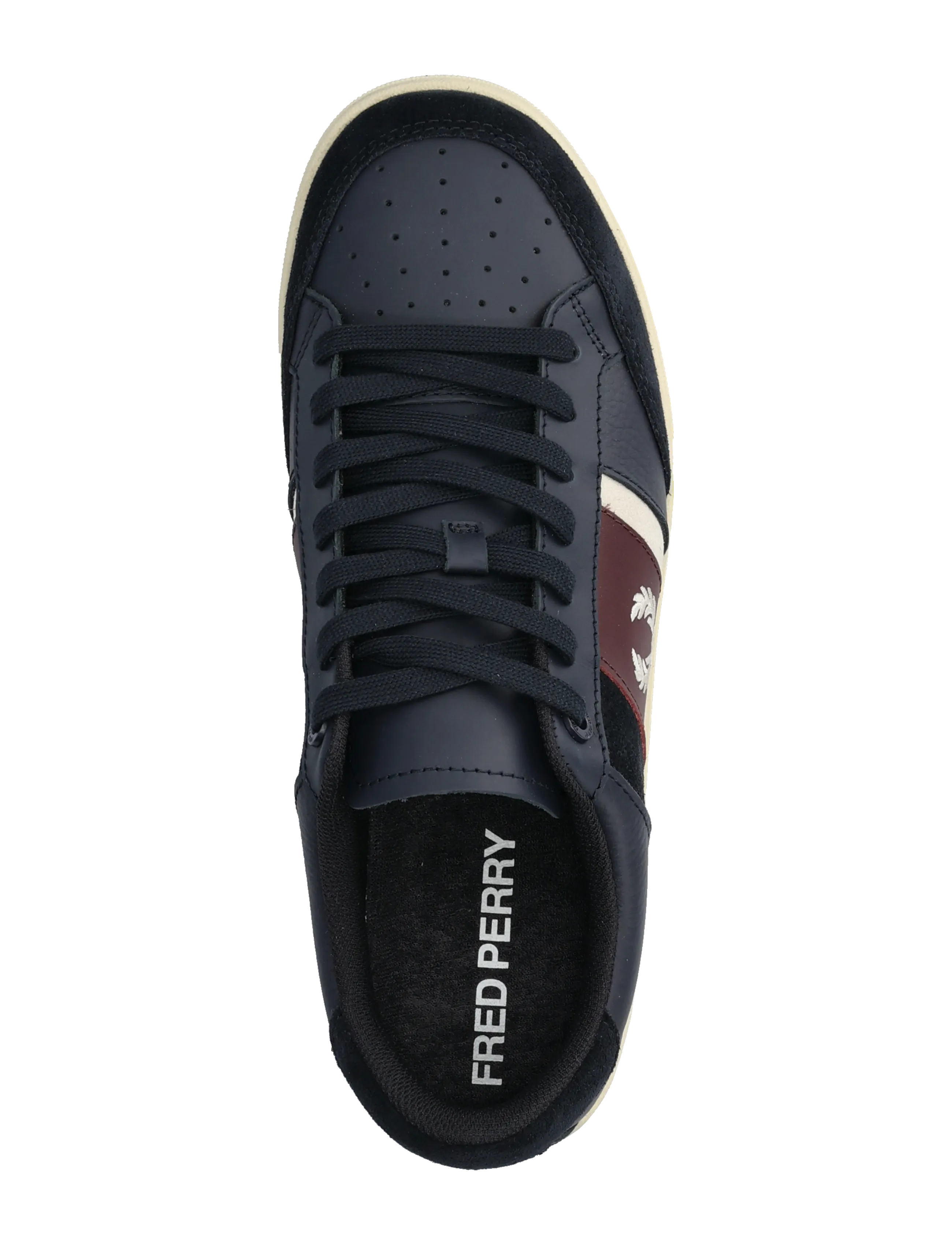 Fred Perry - B725 LEATHER/ SUEDE - låga sneakers - navy - 3