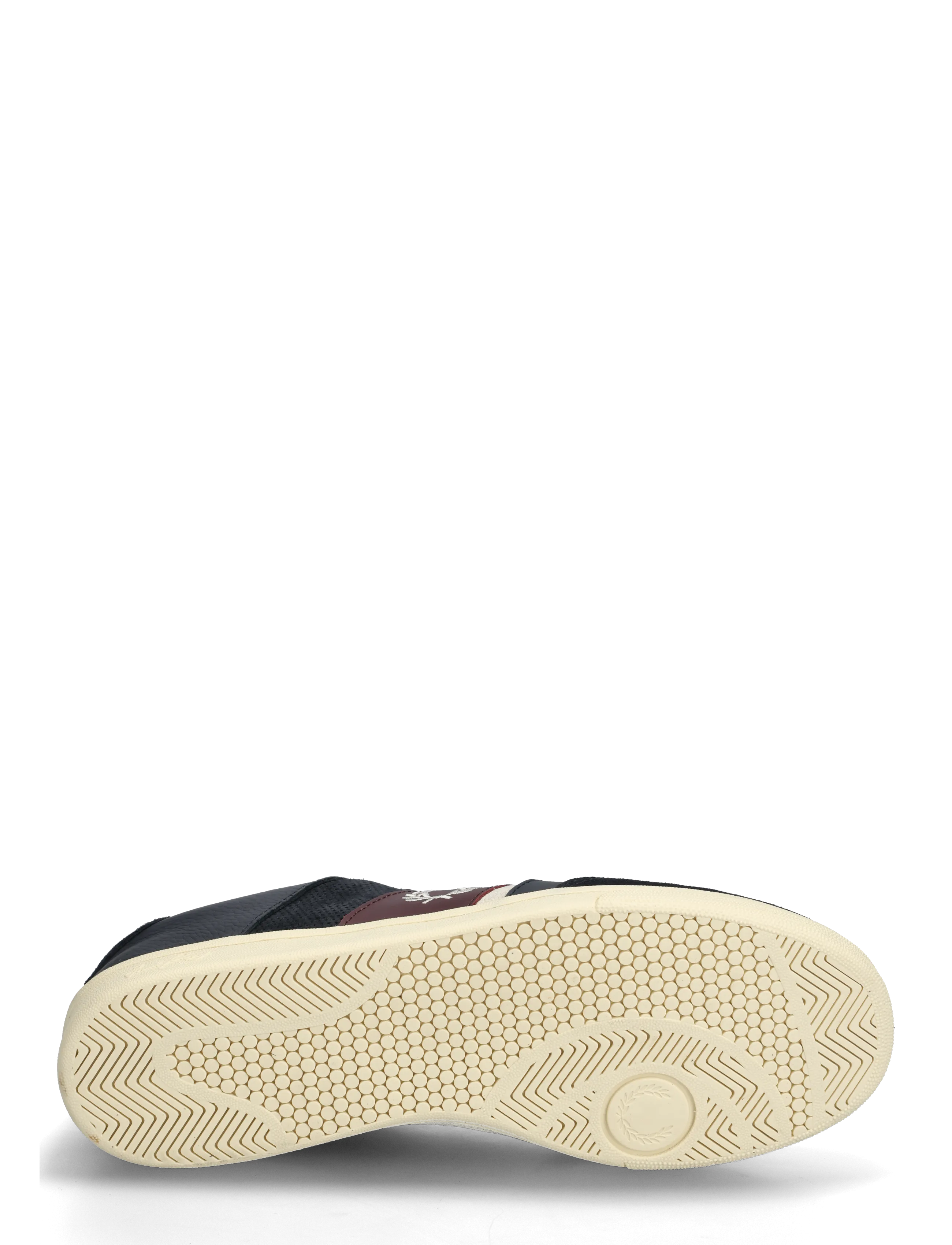 Fred Perry - B725 LEATHER/ SUEDE - låga sneakers - navy - 4