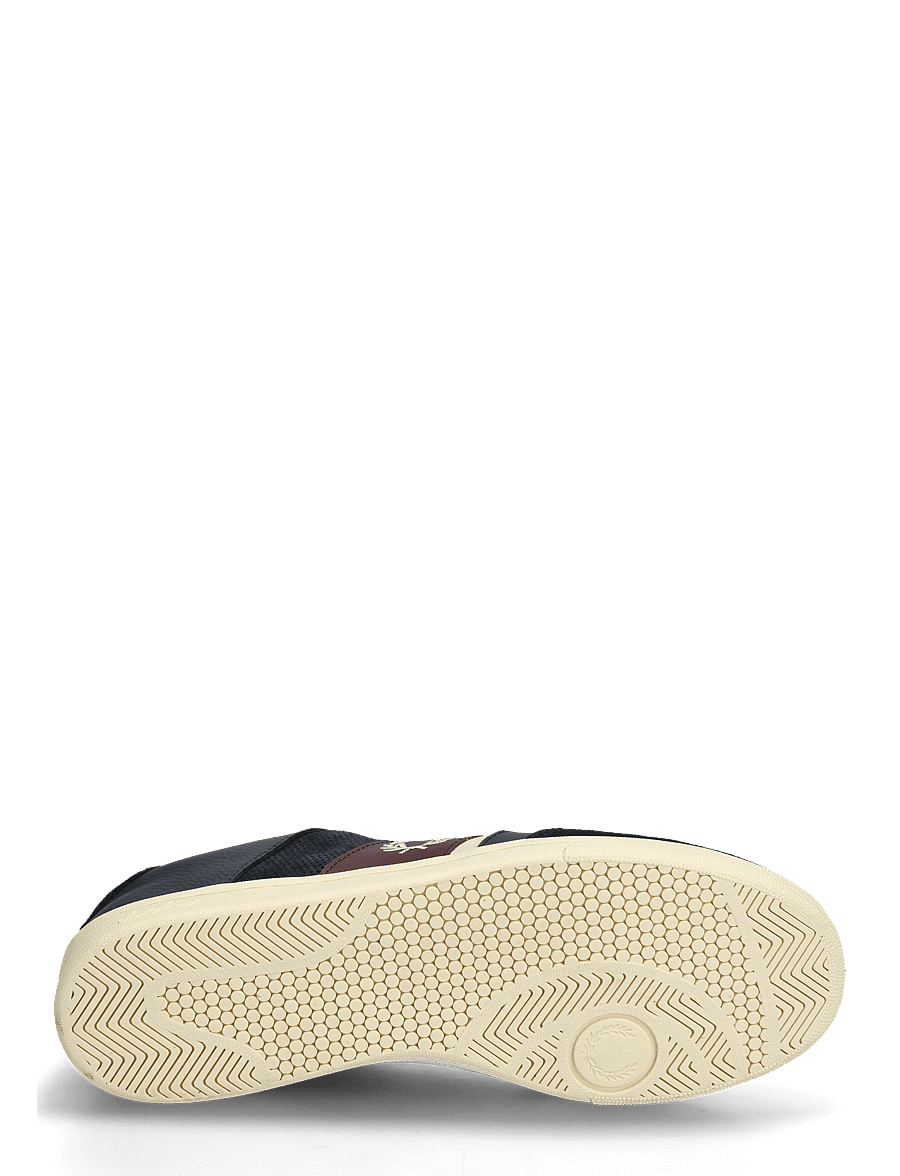 Fred Perry - B725 LEATHER/ SUEDE - low-top sneaker - navy - 4